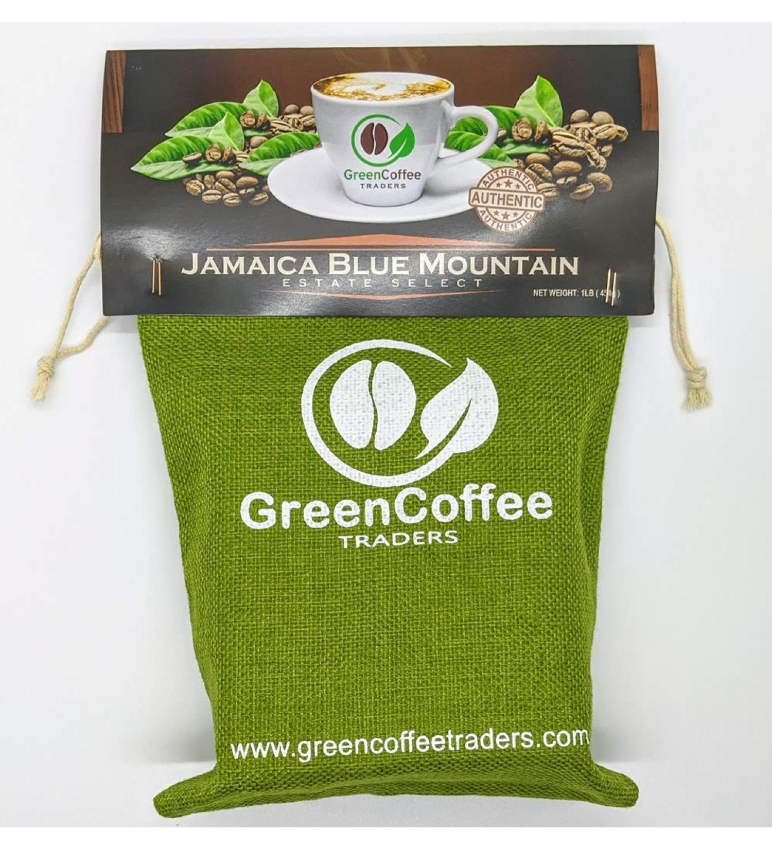 1LB 100% Pure Jamaica Jamaican Grade 1 Coffee - GREEN UNROASTED