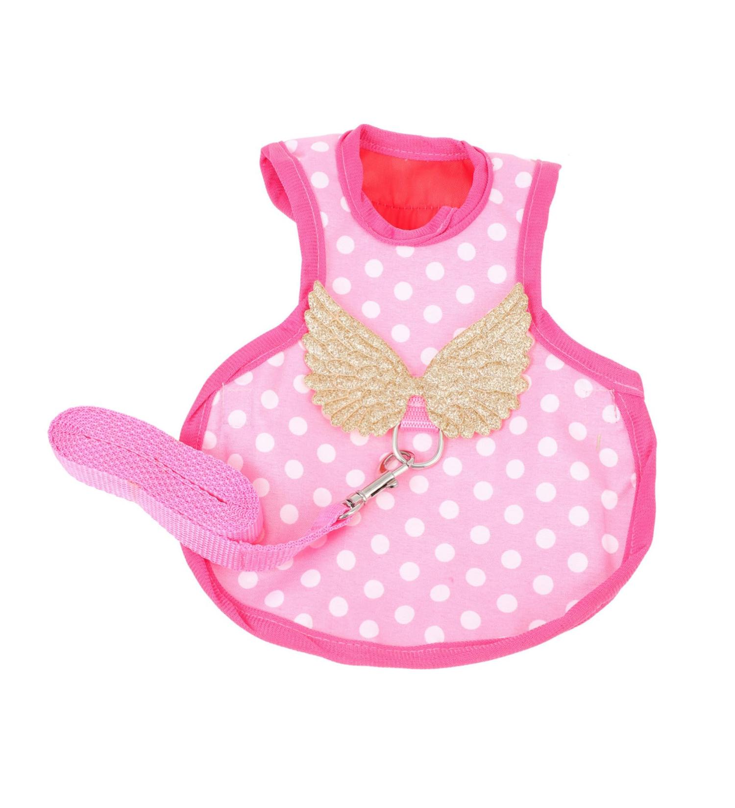 SEWOART Chicken and Duck Vest Hen Pet Harness Puppy Harness Comfortable Pet Harness Pet Leash Polyester Pink 17X15X0.5CM Pink - Buy Online on GoSupps.com