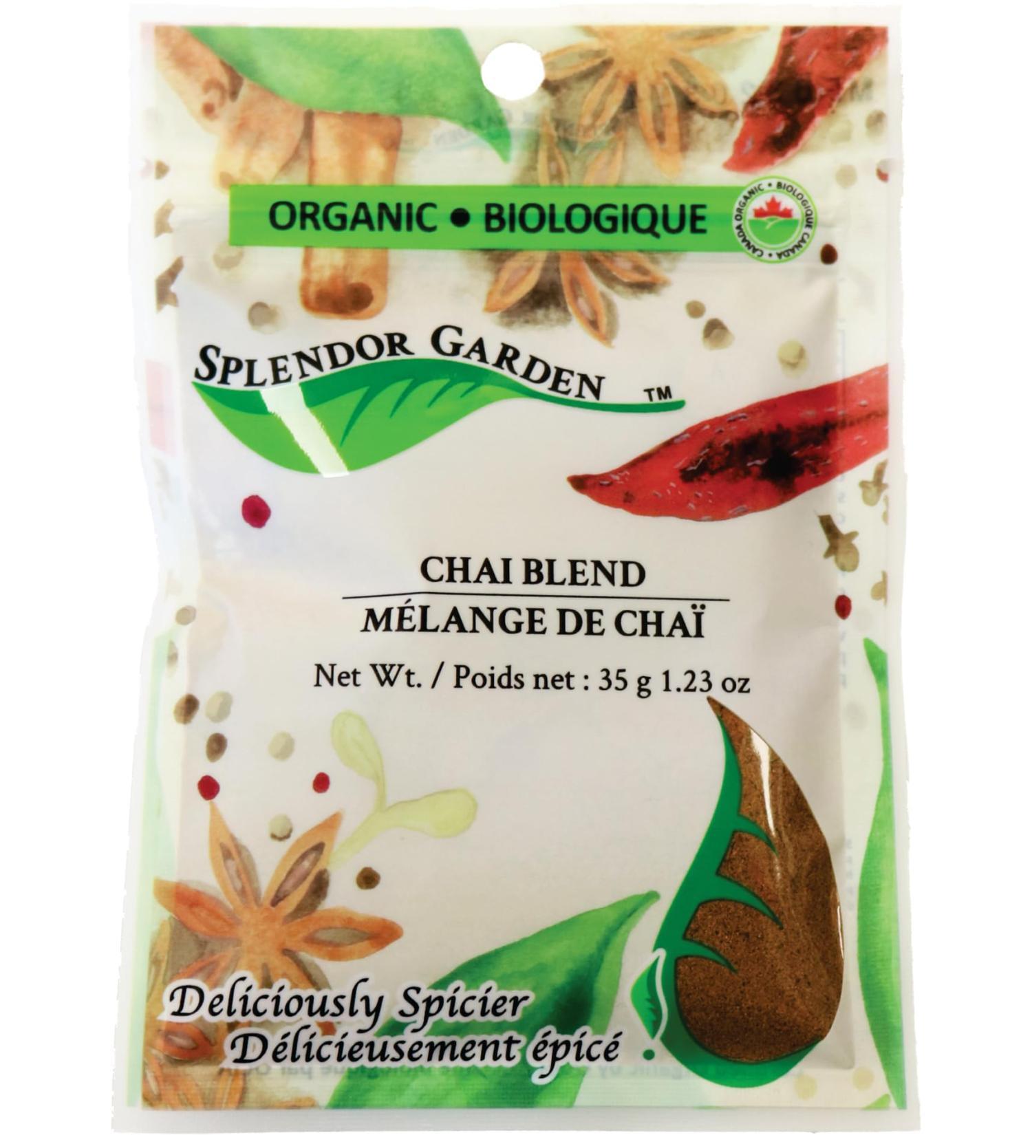 Splendor Garden Organic Chai Blend - 35 g - Buy Online on GoSupps.com