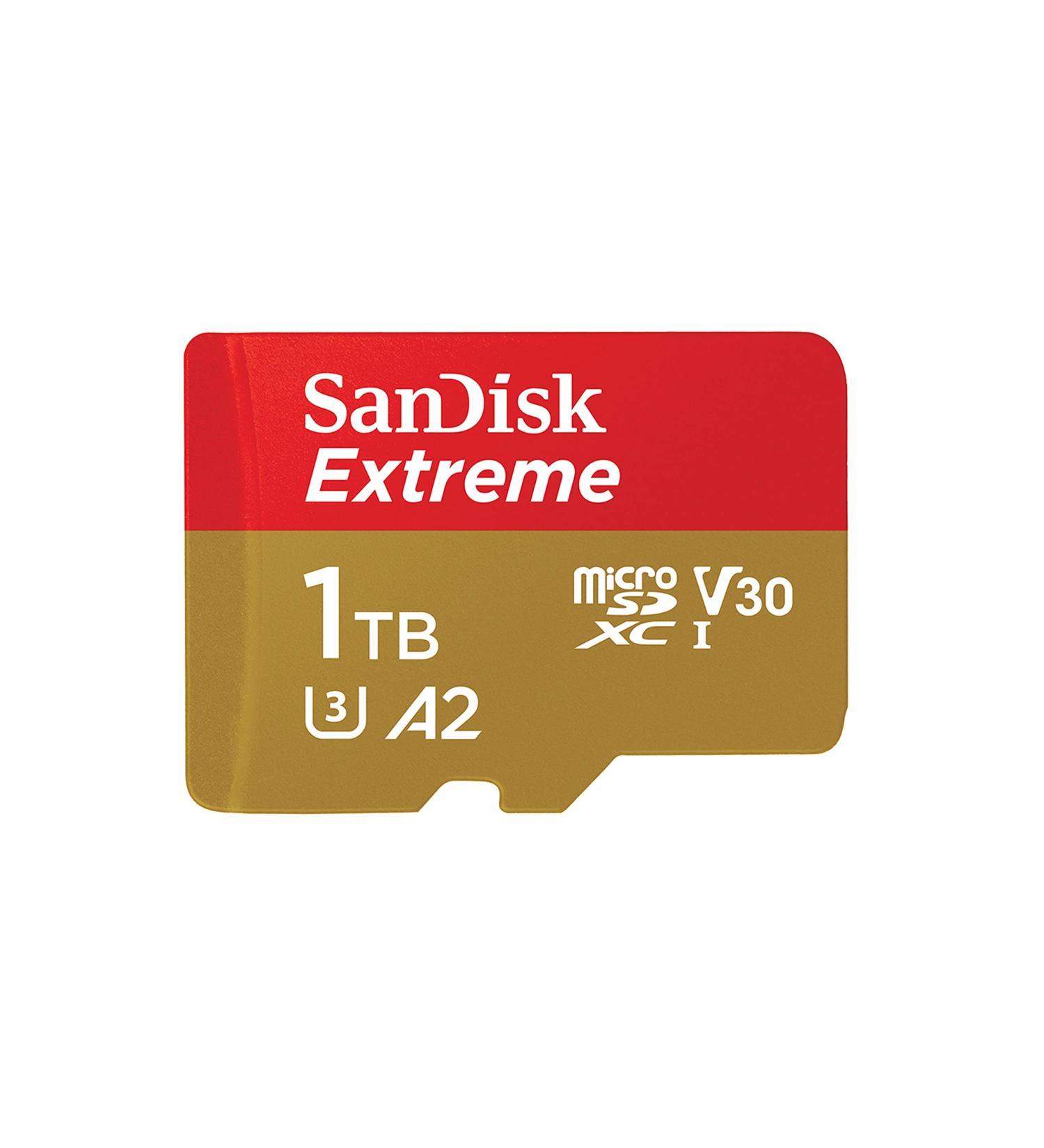 SanDisk 1TB Extreme microSDXC Memory Card - Up to 190MB/s, C10, U3, V30, 4K, 5K, A2 - SDSQXAV-1T00-GN6MA - Buy Online on GoSupps.com