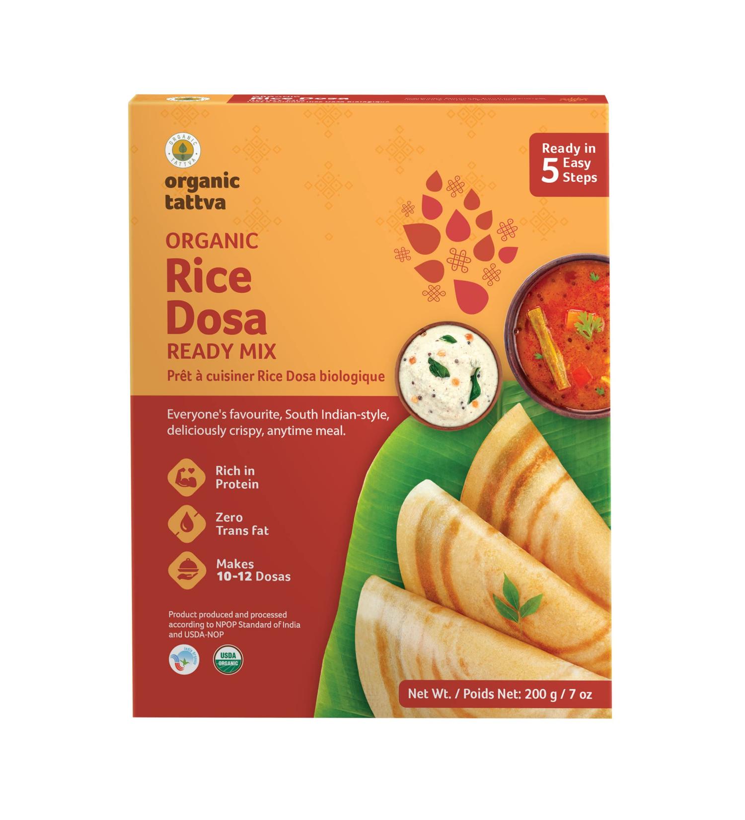 Organic Rice Dosa Ready Mix - Delicious & Healthy Breakfast Option - Buy Online on GoSupps.com