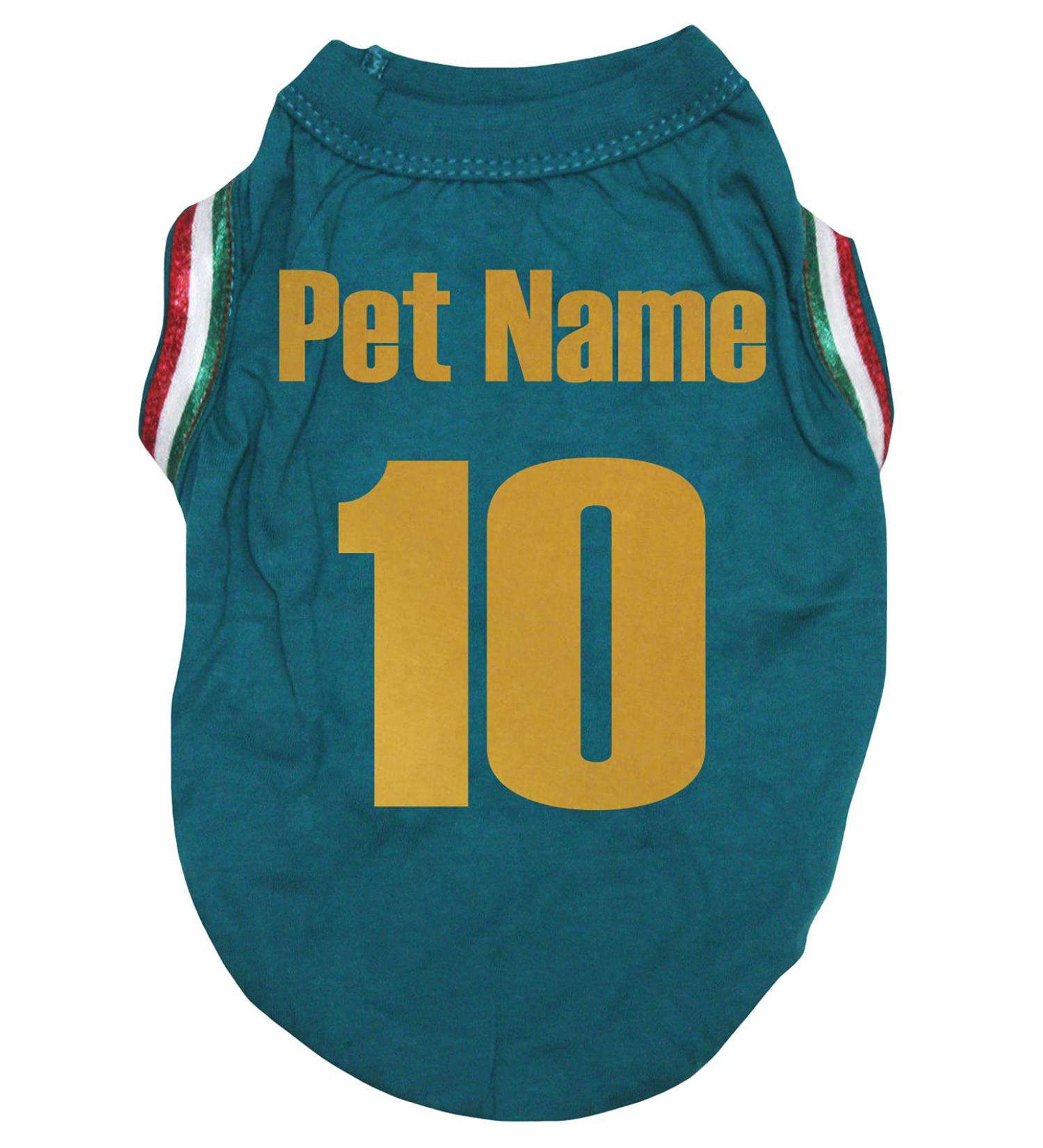 Petitebelle Customizable National Theme Dog Shirt (Italy-2 Size XS) Italy-2 X-Small