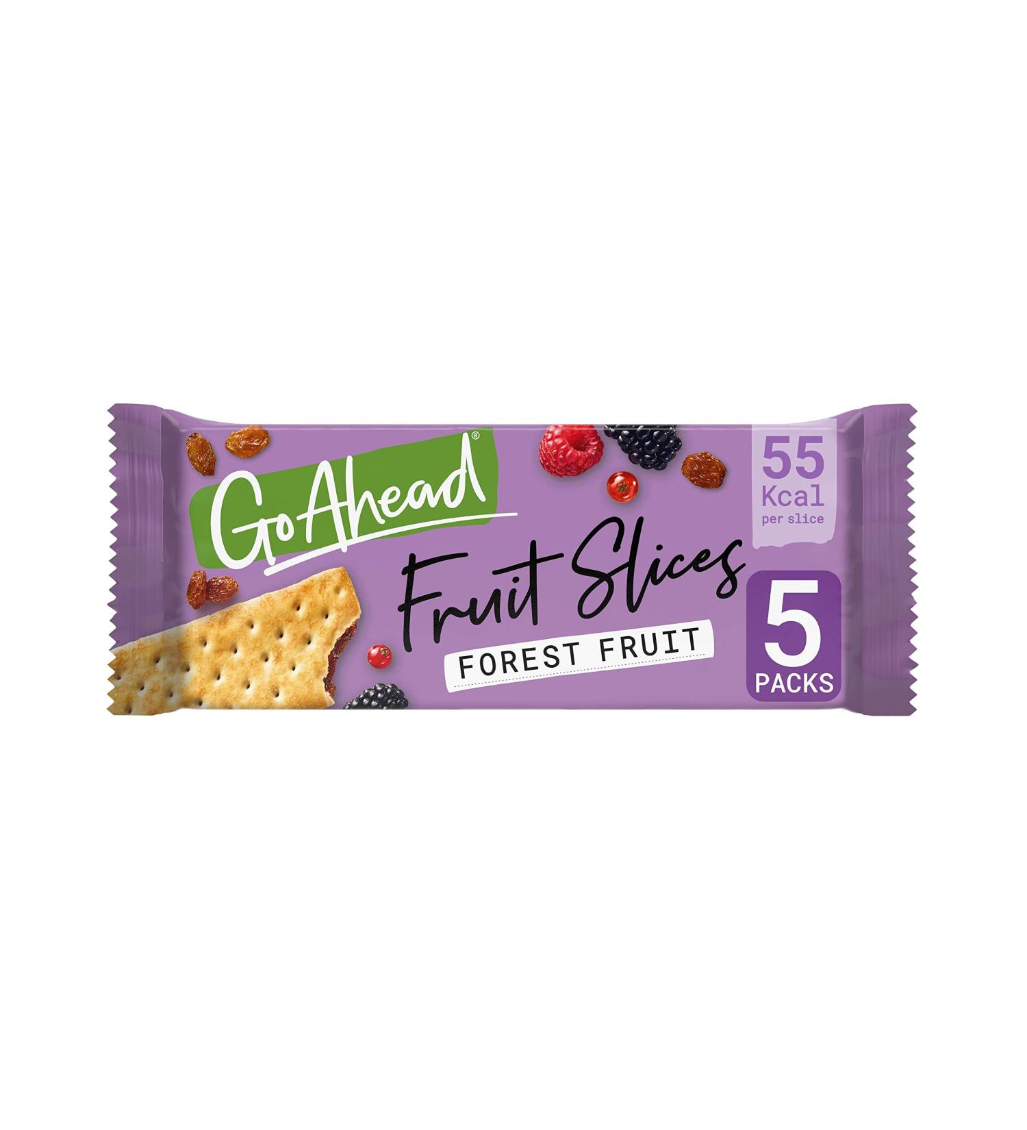 Go Ahead Forest Fruit Crispy Fruit Biscuit 5 Bars 218g - Healthy Snack Option - Buy Online on GoSupps.com