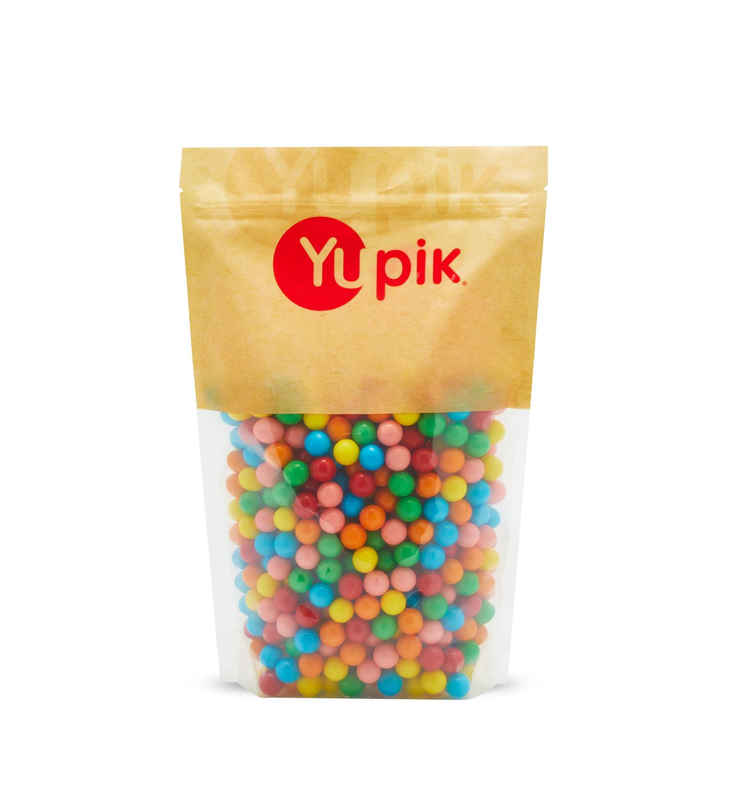 Yupik Bubble Gums 1 kg 6 Count Gluten-Free Large Size Gumballs 22 mm Mixed Colors Sweet Flavor Candy Machine Refills Fun & Nostalgic Ideal for Gifting Holidays & Decorating - Buy Online on GoSupps.com