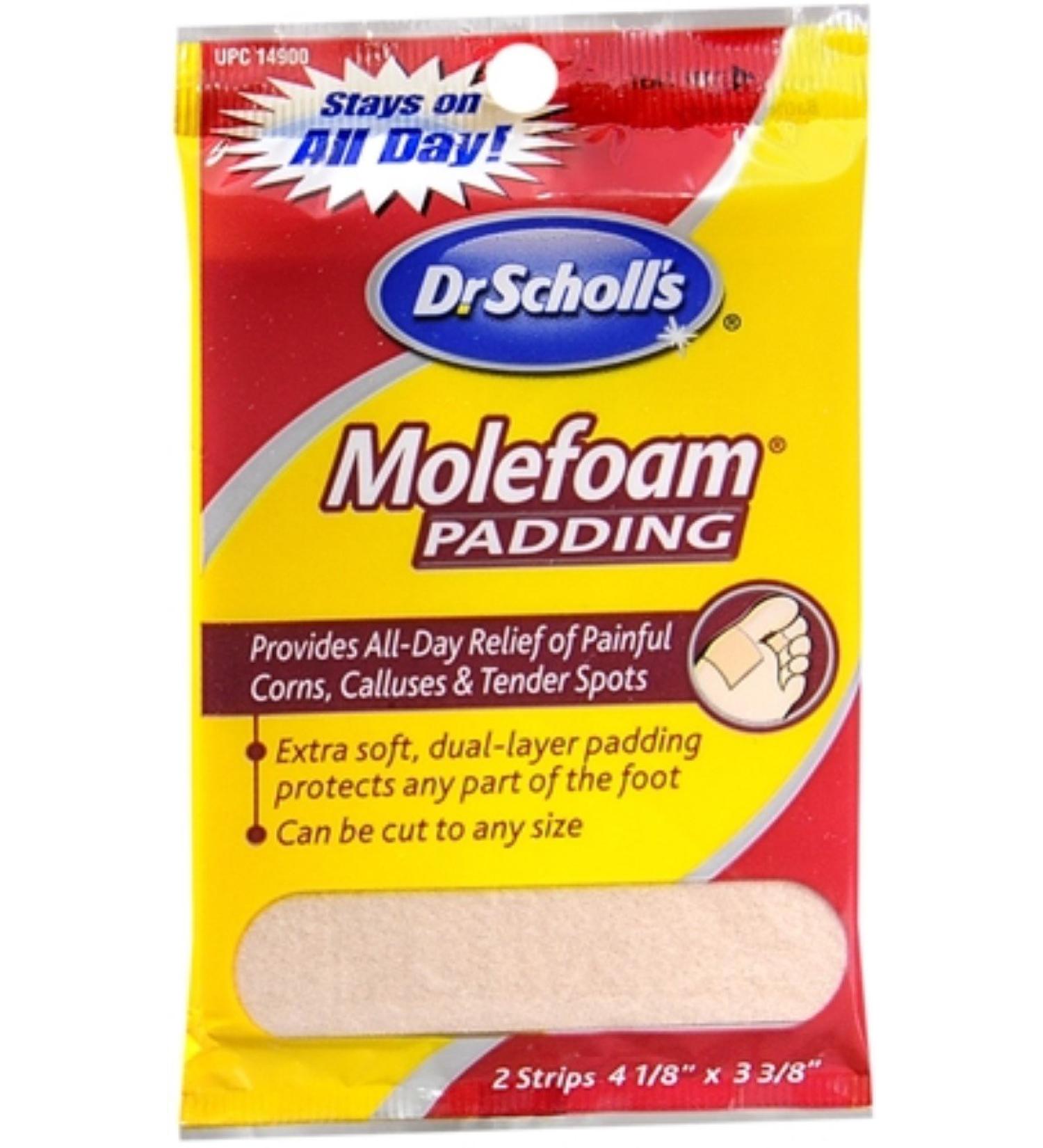 Dr. Scholl's Molefoam Padding 2 Each (Pack of 11)