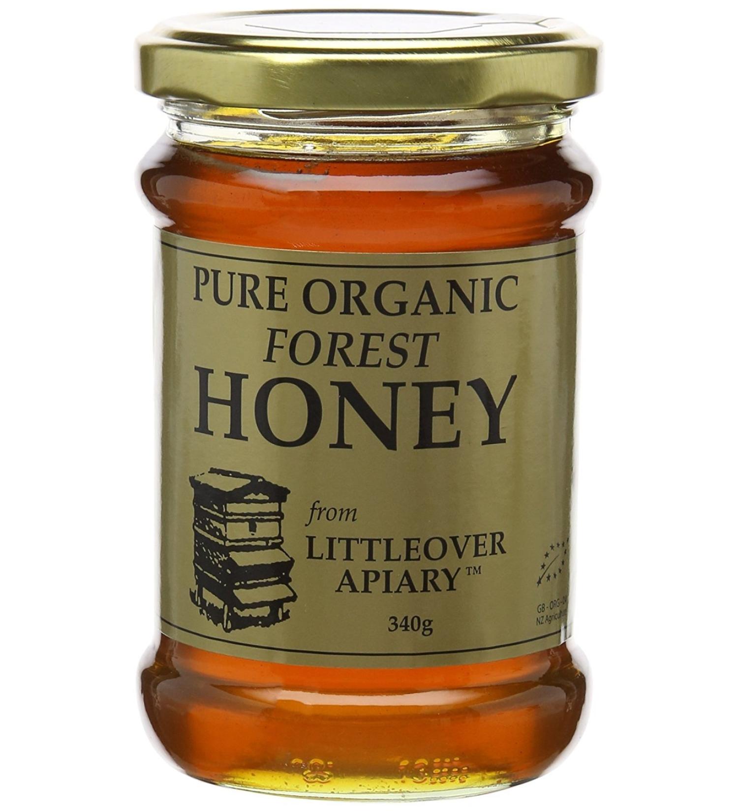Littleover Apiary Pure Organic Forest Honey 340g (Pack of 2)
