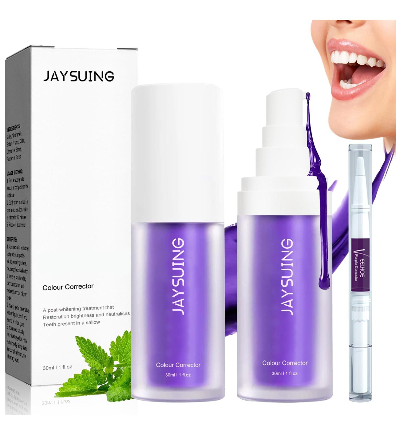 Hi Smile Color Corrector Serum & Whitening Toothpaste - Achieve a Glowing Smile with Smilus & HeroSmile | 3pcs Set for White Teeth - Buy Online on GoSupps.com