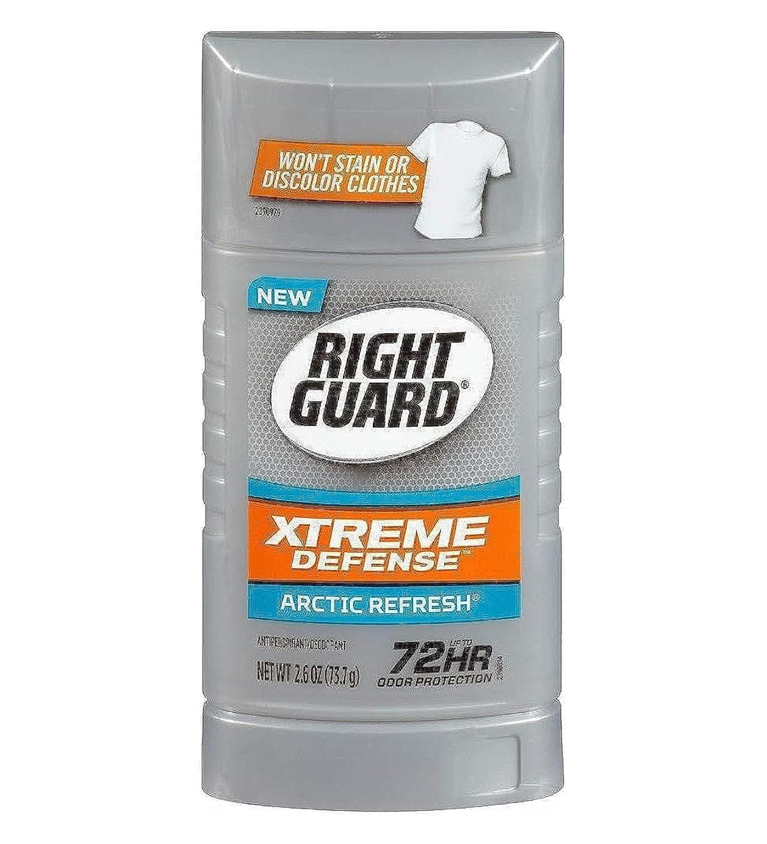 Right Guard Xtreme Defense 5 Arctic Refresh Antiperspirant 2.6 oz - Long-Lasting Protection & Freshness | Buy Internationally - Buy Online on GoSupps.com
