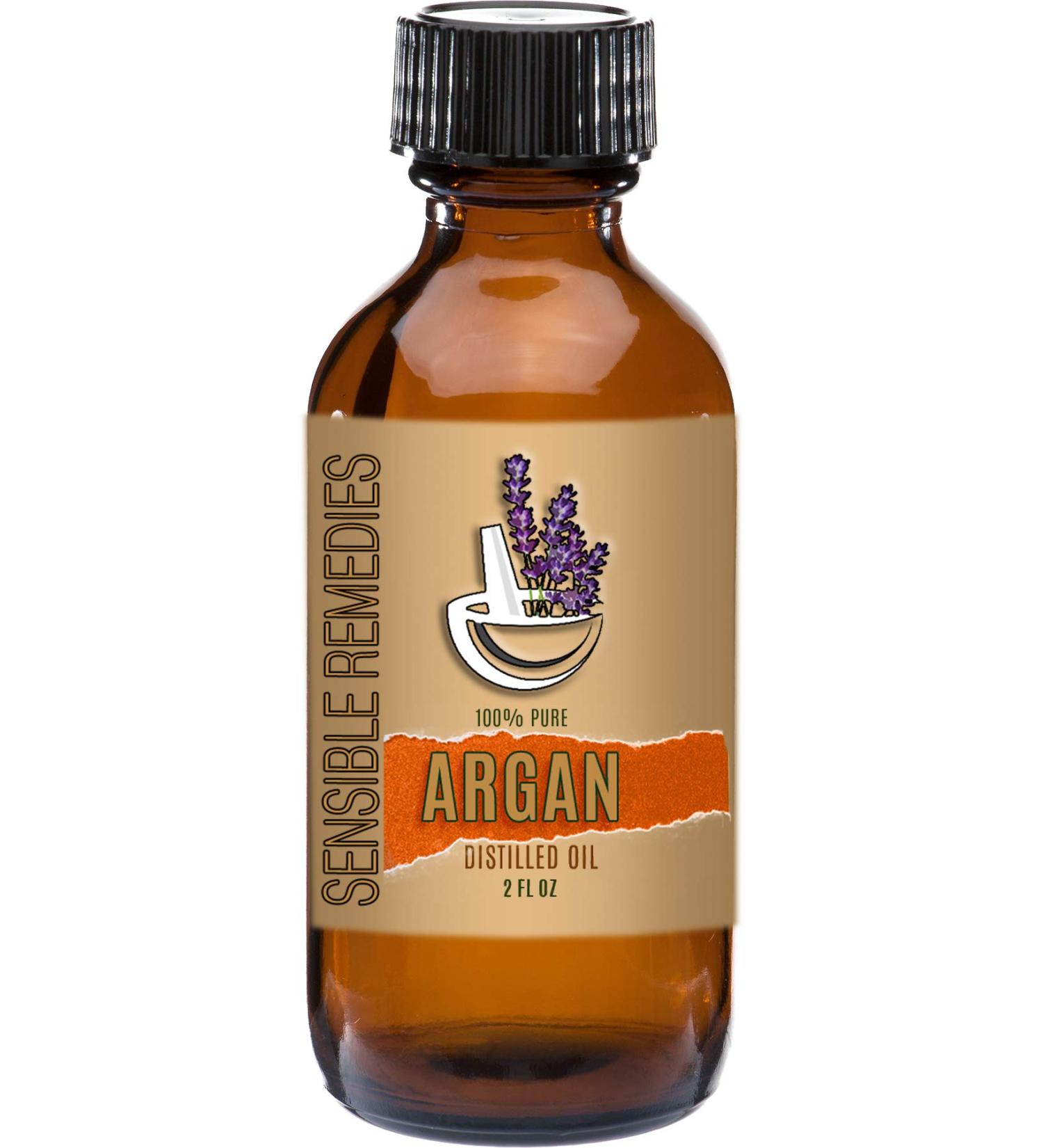 Sensible Remedies Argan Oil 100% Pure and Natural Distilled 2 fl oz - Buy Online on GoSupps.com