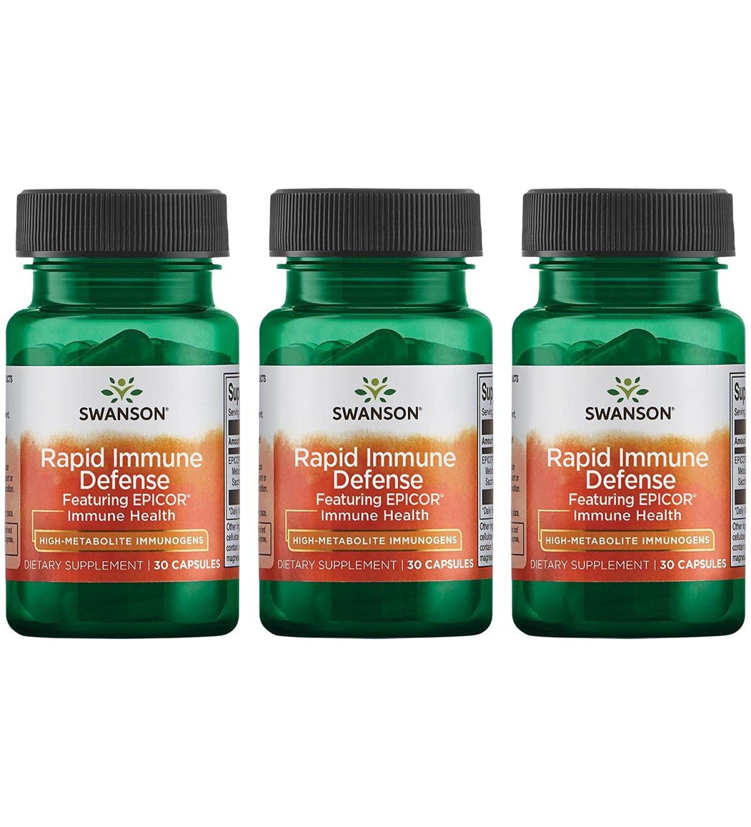 Swanson Rapid Immune Defense â€“ 30 Capsules for Enhanced Immunity & Health - Buy Online on GoSupps.com
