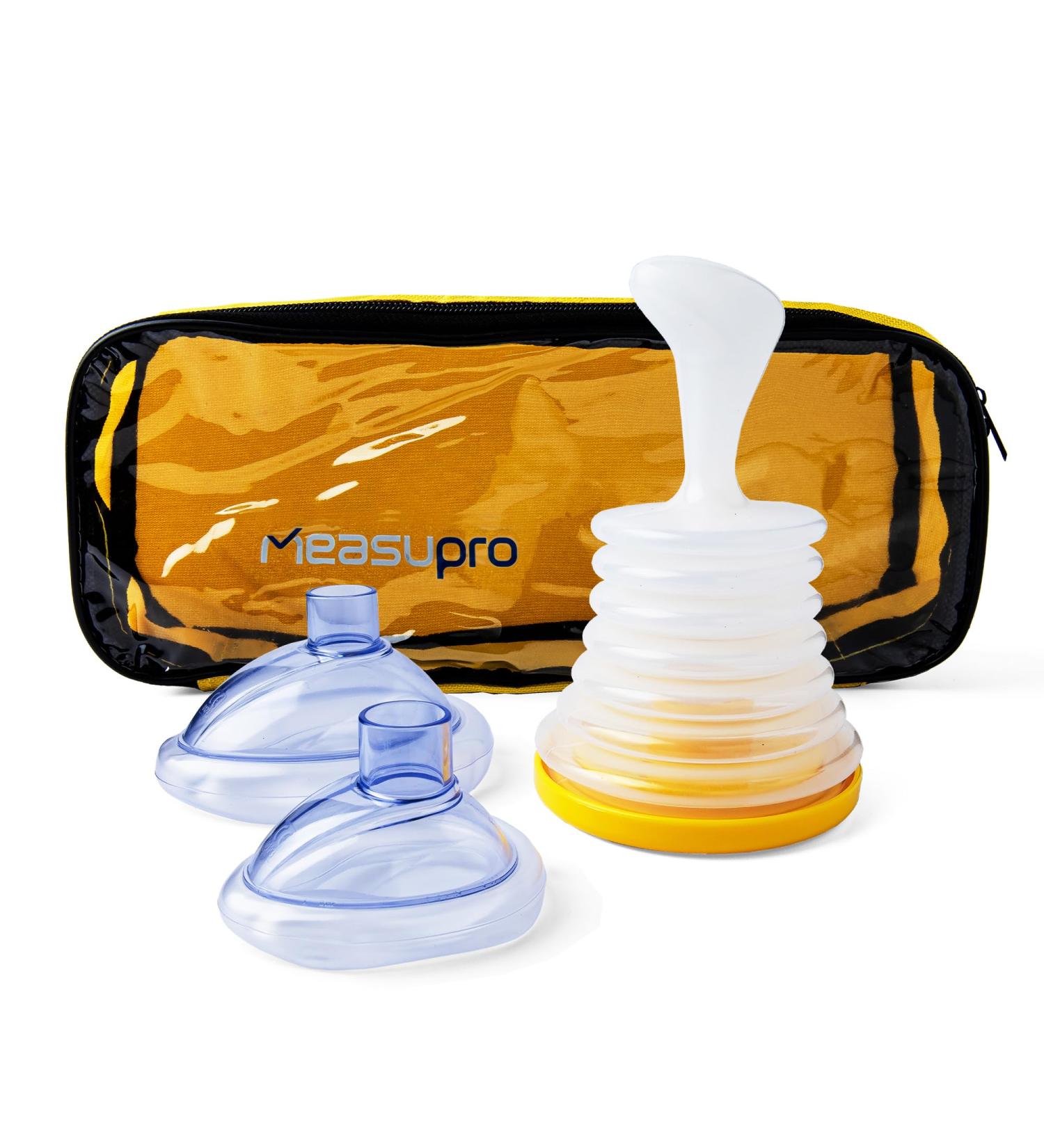 MeasuPro Portable Choking Rescue Device for Children & Adults - Quick First Aid Kit with Airway Suction and Carry Bag Ensuring Safety - Buy Online on GoSupps.com