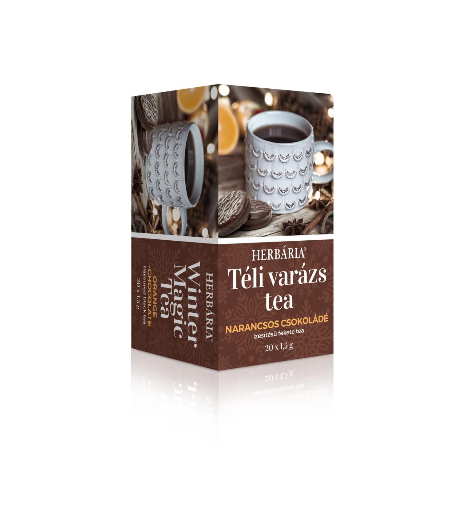 Orange and Chocolate 100% Natural Fruit Herbal Flavoured Seasonal Tea with Rosehip and Apple Pomace