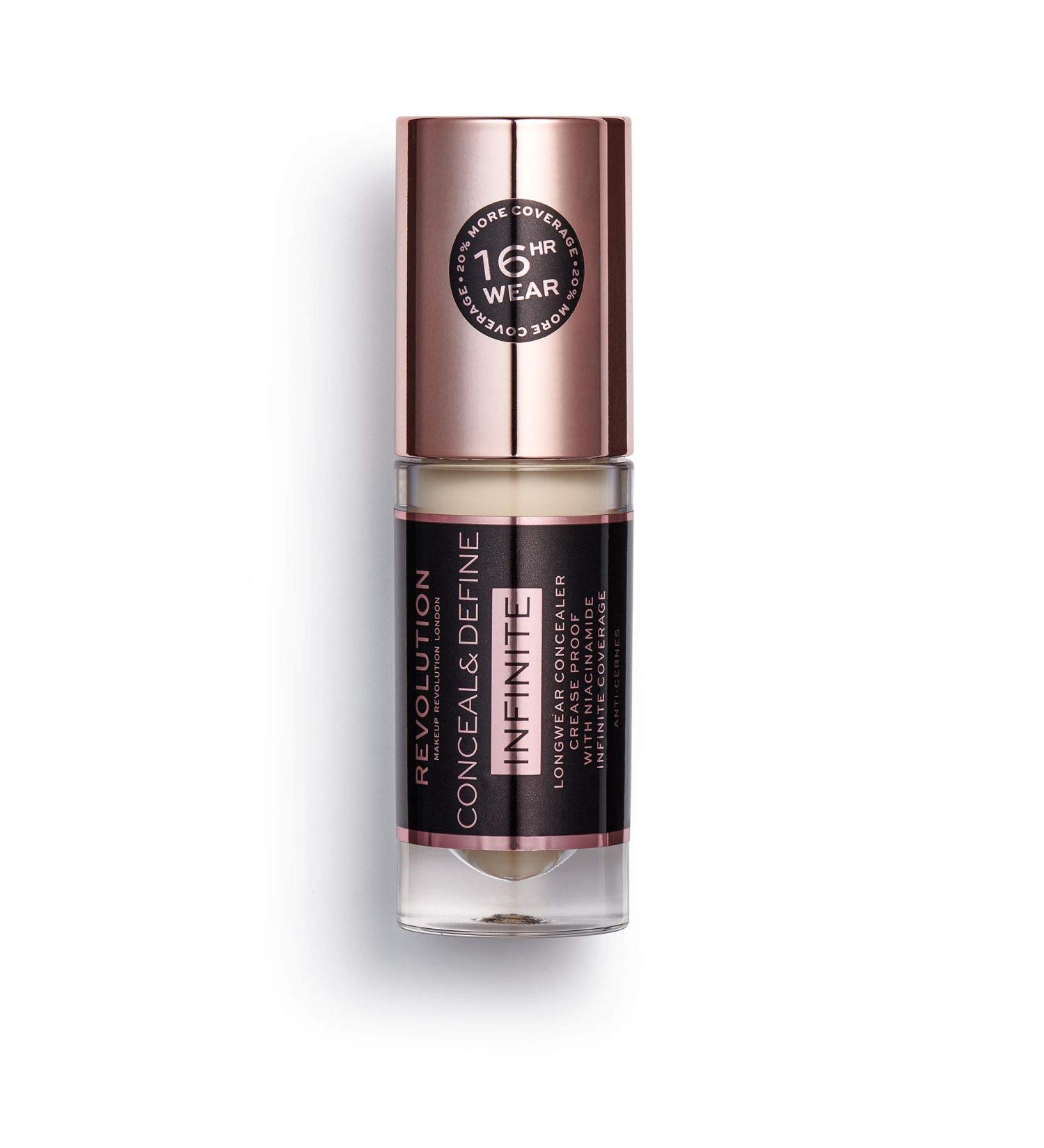 Makeup Revolution Infinite Concealer C3 5ml - Full Coverage Concealer for Flawless Skin - Buy Online on GoSupps.com