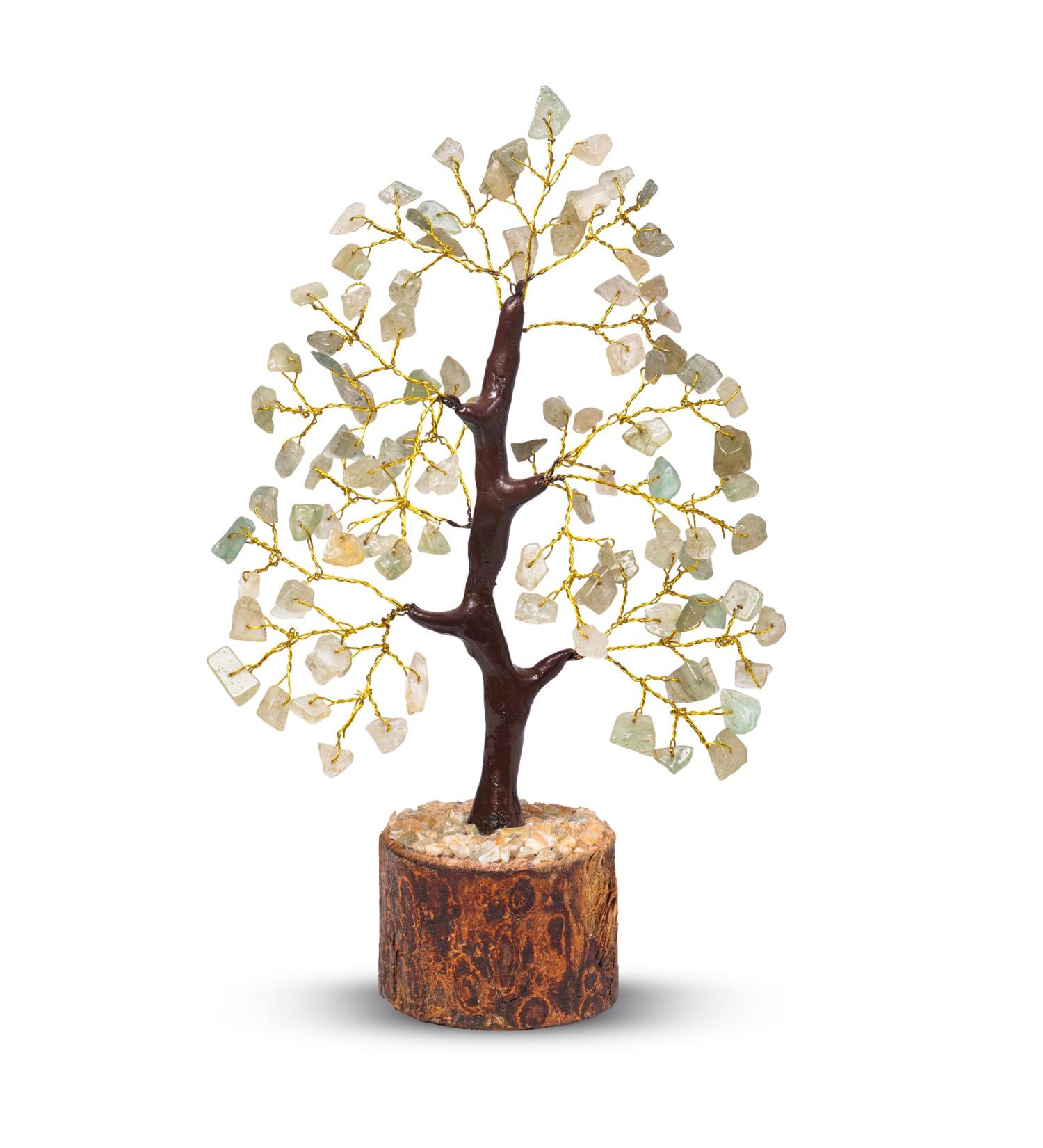 Green Jade Crystal Tree - Spiritual Gift for Women | Jade Tree Decor for Living Room | Birthday Gift for Her & Him | Jade Stone Tree of Life - Lucky Tree Crystal Gift - Buy Online on GoSupps.com