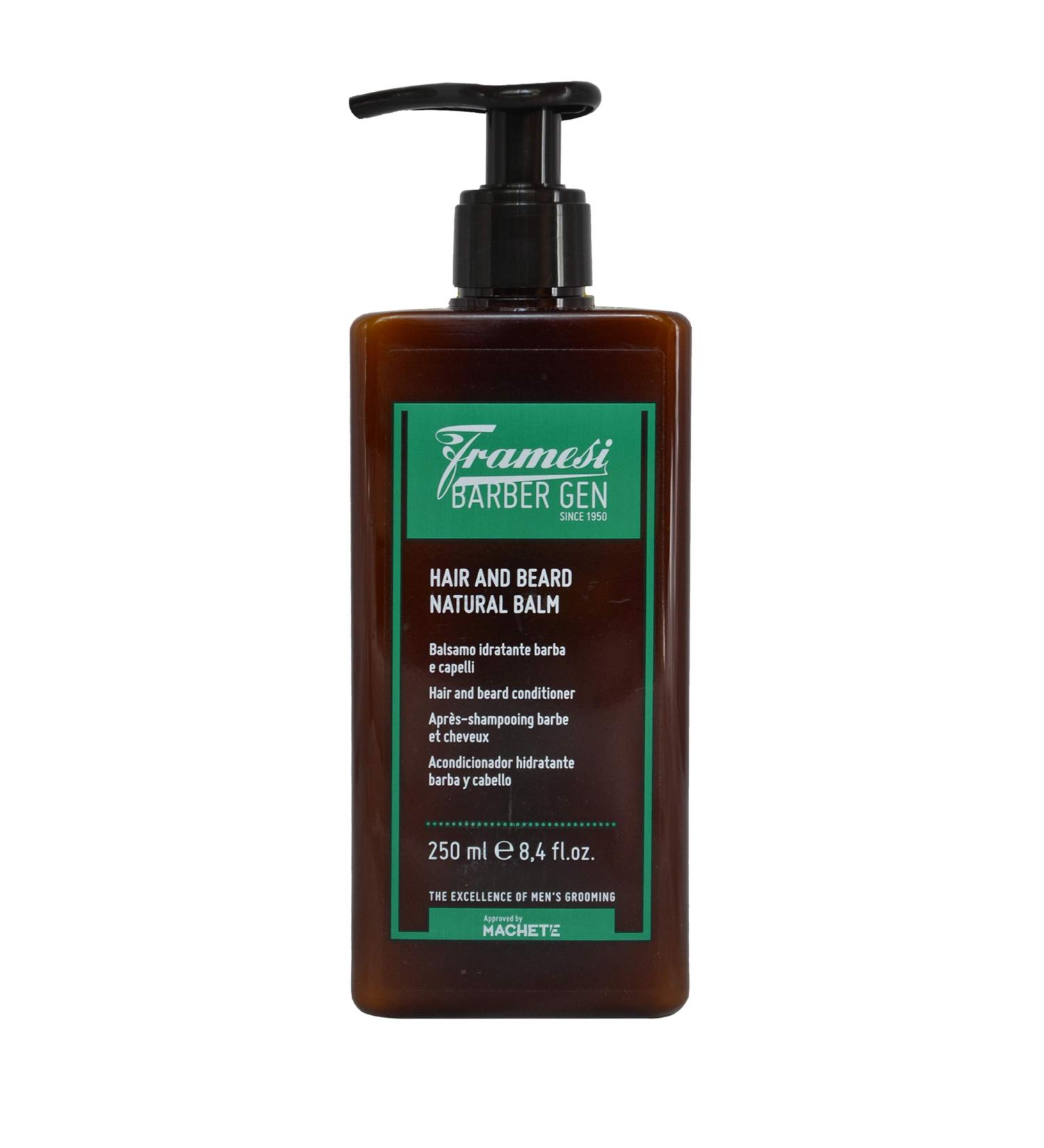 Framesi Barber Gen Hair & Beard Natural Balm 250ml - Ultimate Grooming Solution for Hair & Beard | International Shipping Available - Buy Online on GoSupps.com