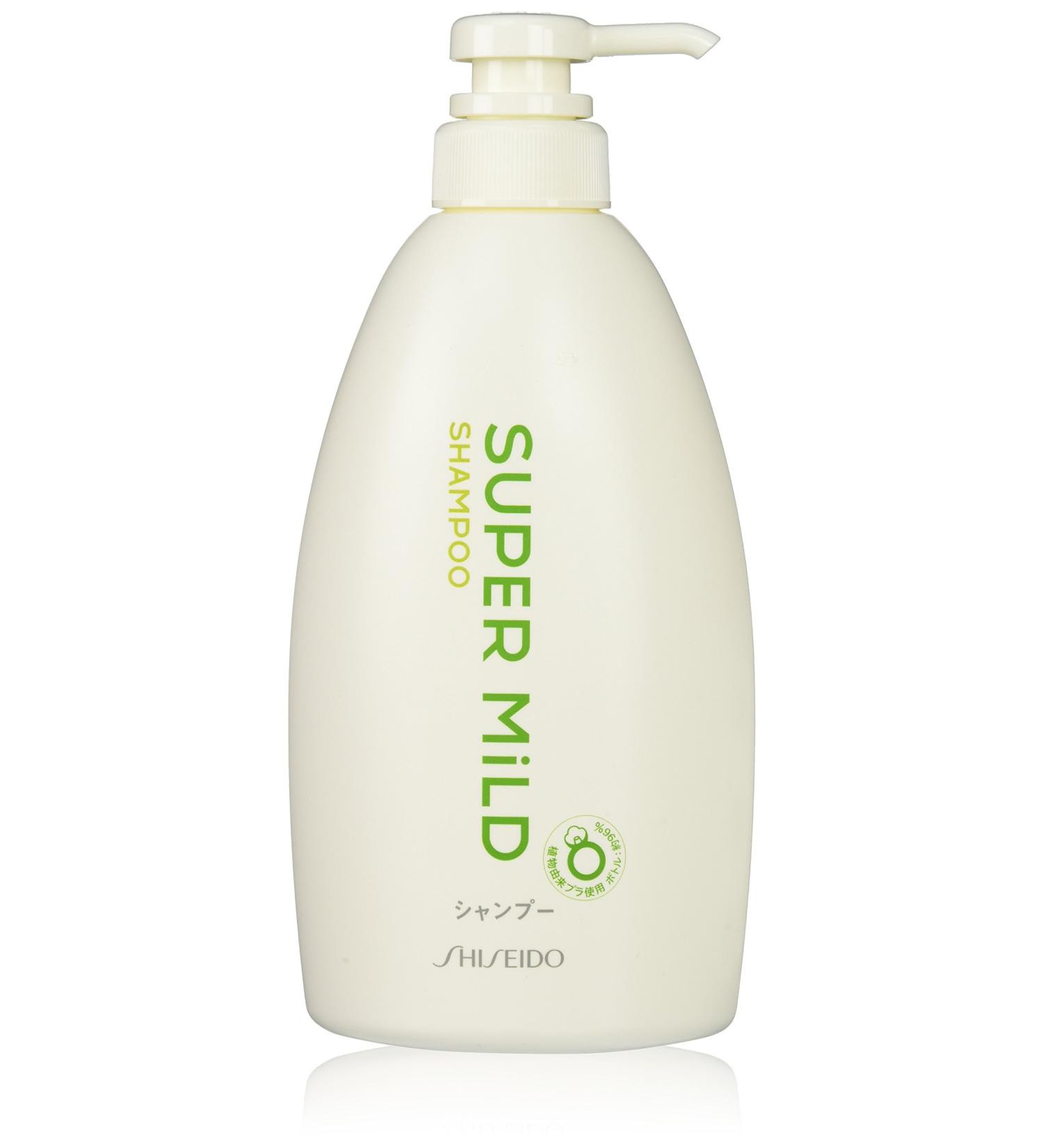 SUPER MILD Shiseido Shampoo Green Pump - Buy Online on GoSupps.com