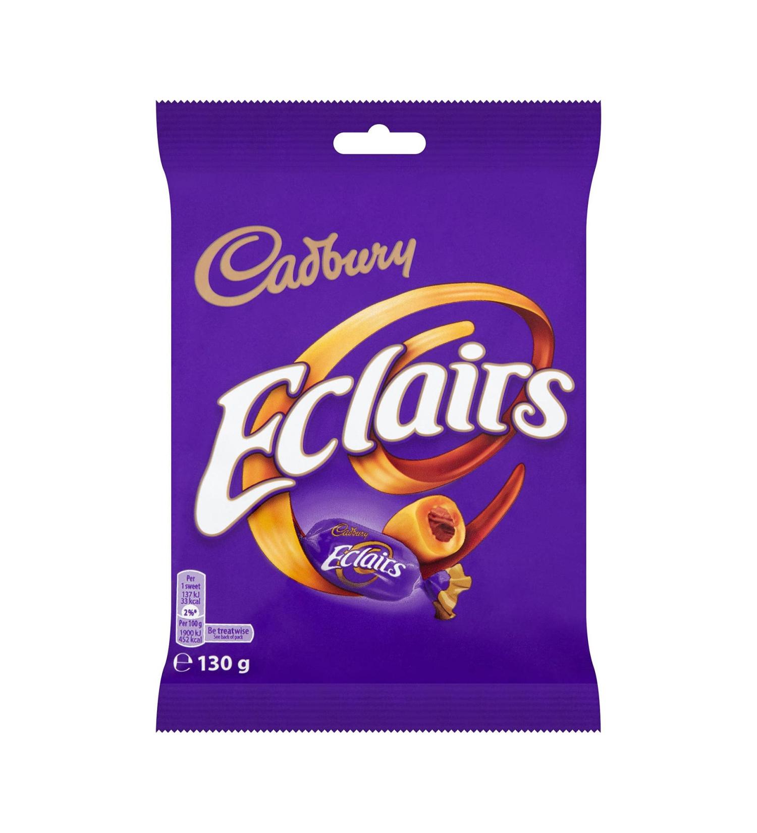 Buy Cadbury Chocolate Eclairs 130g Bag - Delicious Treats for International Shipping - Buy Online on GoSupps.com