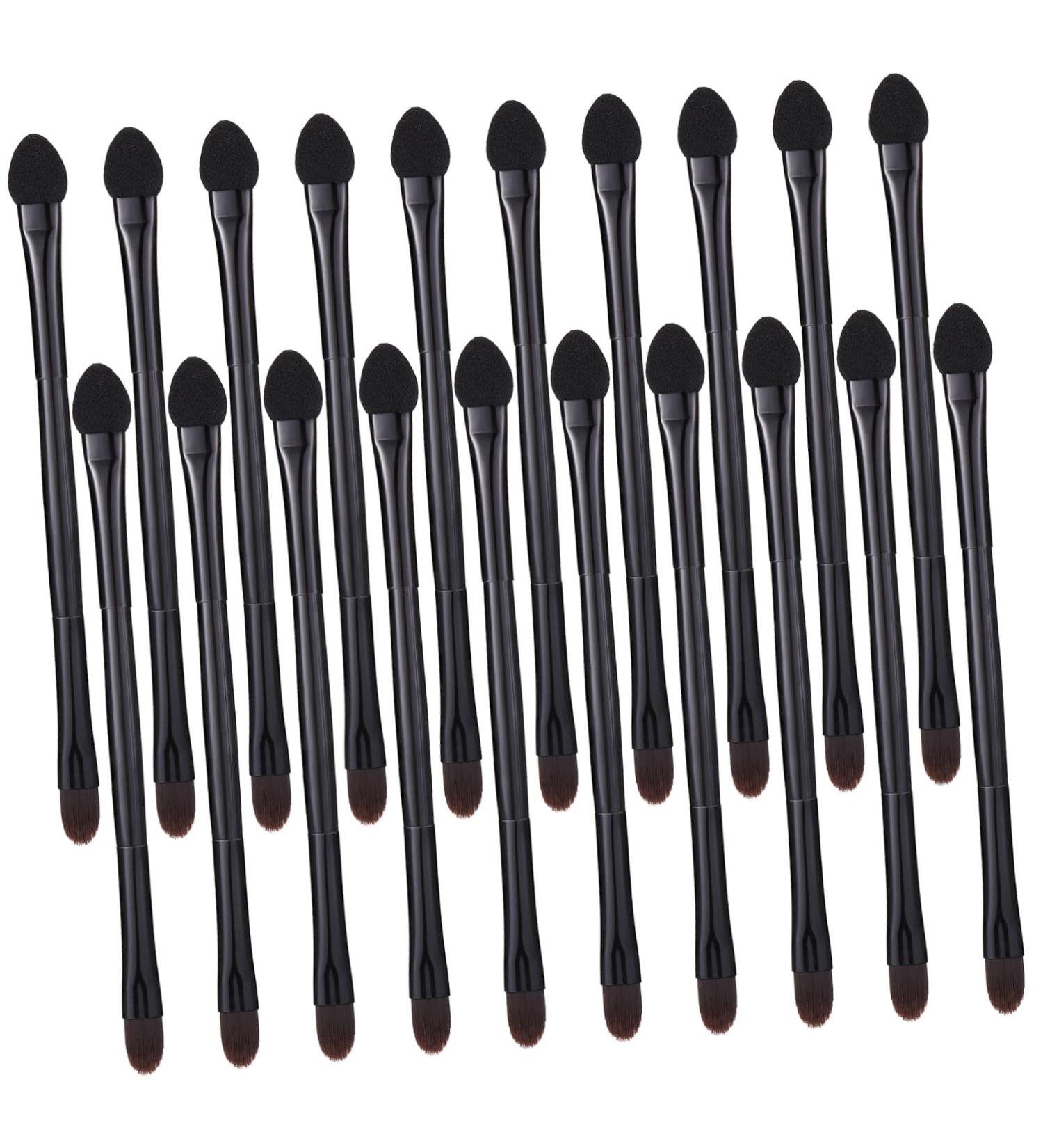 Beaupretty Powder Applicator Makeup double eye shadow makeup dual sided eye shadow applicator women face blending brush eye shadow Double Head Eyeshadow cosmetics lip brush Miss nylon Brush - Buy Online on GoSupps.com