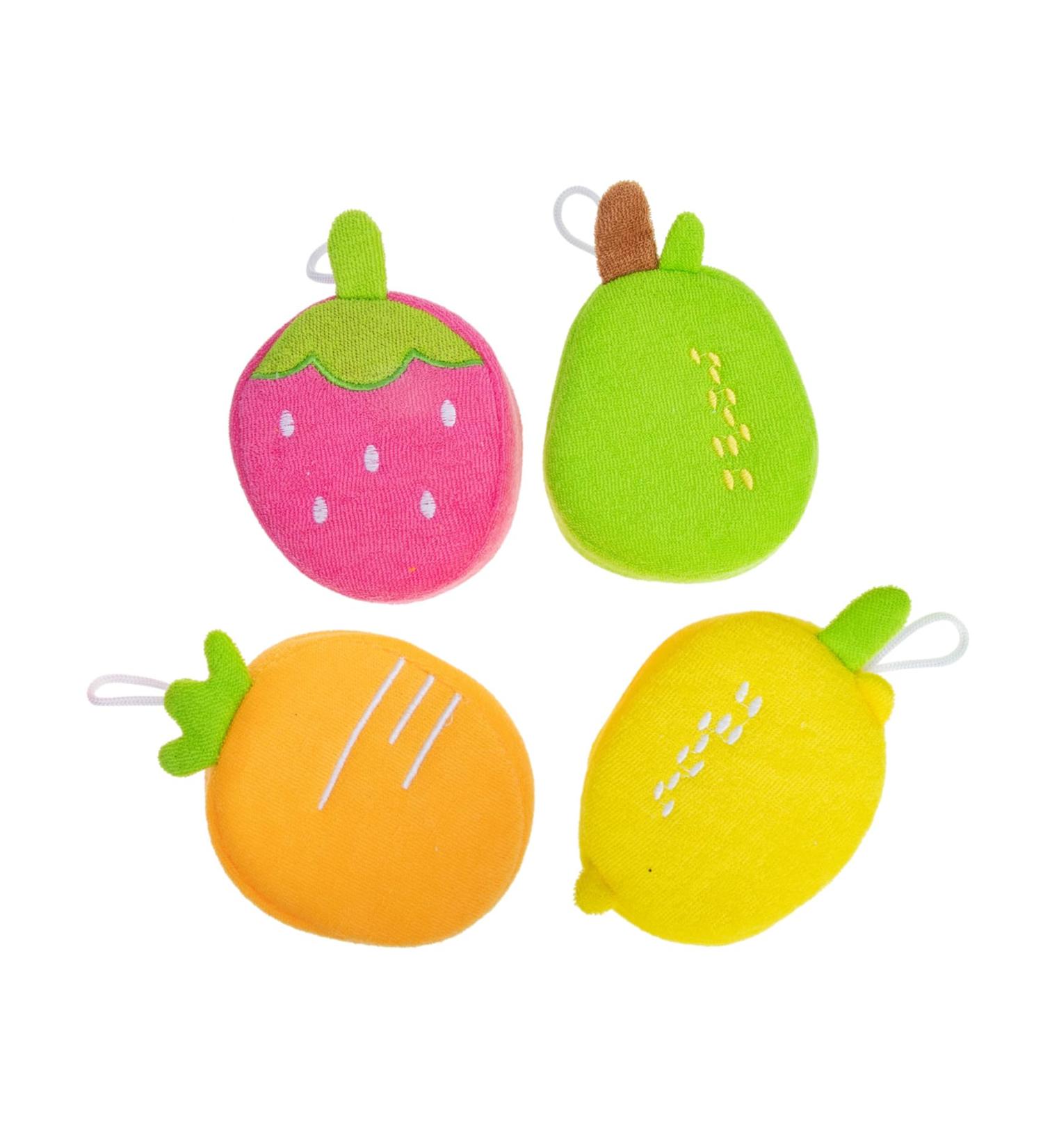 Mipcase 12 Pcs Bath Sponges - Loofah Body Brush for Baby Shower | Soft Polyester Fiber for Cleaning & Self Care - Buy Online on GoSupps.com