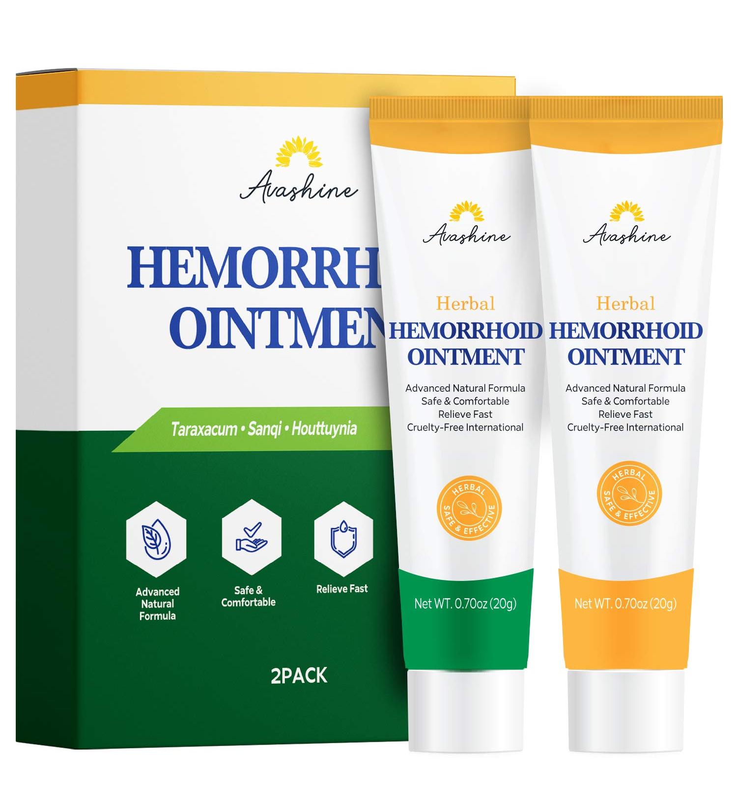 Hemorrhoid & Fissure Gel - Natural Chinese Herbal Treatment (2 Tubes) - Buy Online on GoSupps.com