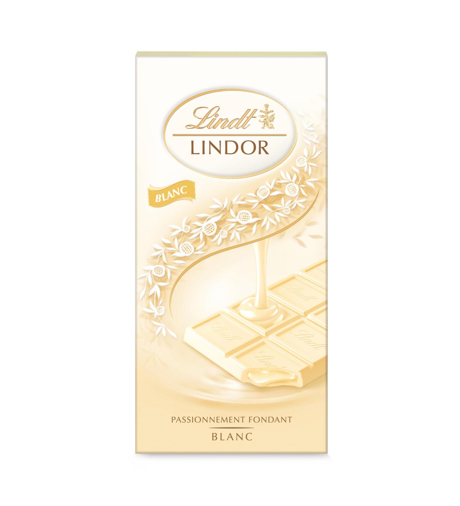Lindt - LINDOR Tablet - White Chocolate - Heart Fondant 100g - Buy Online on GoSupps.com