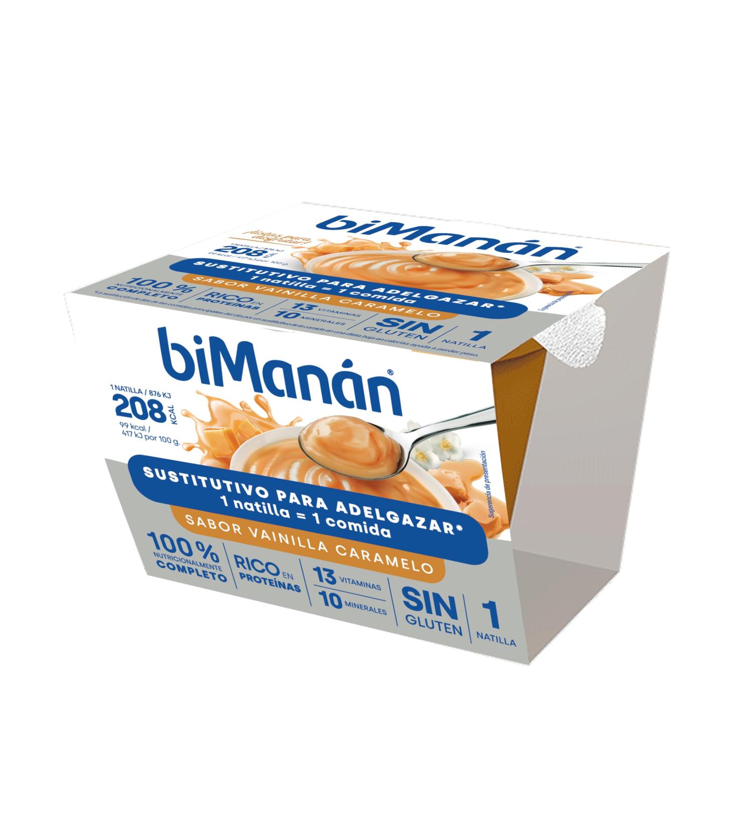  BiMan n BiMan n beSLIM Ready to Take Vanilla Caramel Flavour Replacement Cream to Help You Control Your Weight - 210g - Buy Online on GoSupps.com