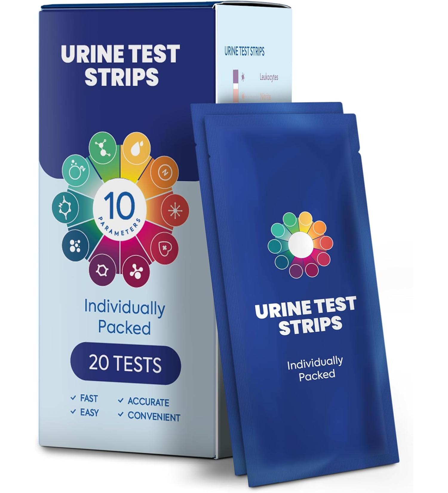 Wellness Urine Test Strips for UTI - 20 Tests