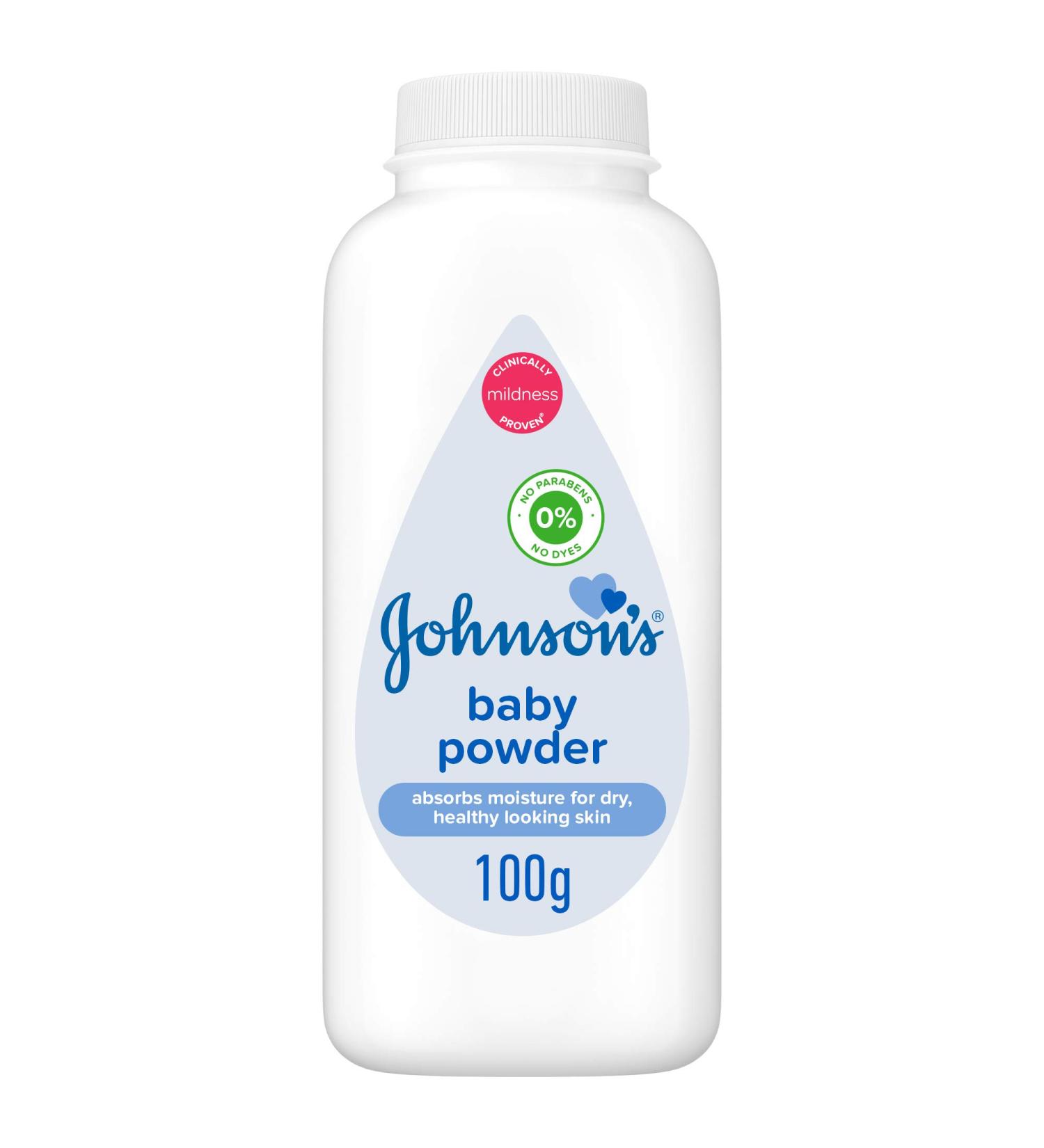 Buy 100g Johnson's Baby Powder - Clinically Proven Mild Powder for Gentle Care | International Shipping Available - Buy Online on GoSupps.com