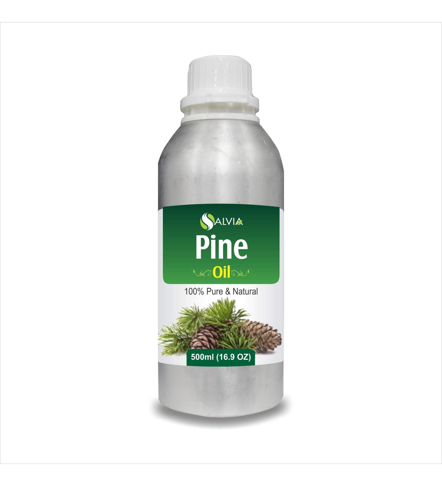Pine (Pinus Sylvestris) Essential Oil 100% Pure & Natural - Undiluted Uncut Oil - Use for Aromatherapy - Therapeutic Grade - 500ml - Buy Online on GoSupps.com
