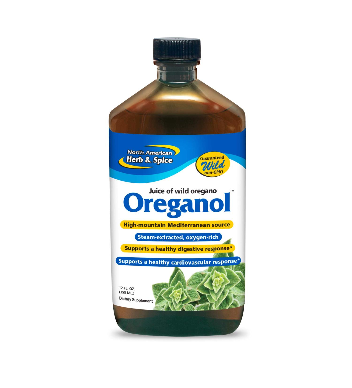 North American Herb and Spice Juice of Oregano 12 oz - Pure Oregano Oil Extract - Buy Online on GoSupps.com