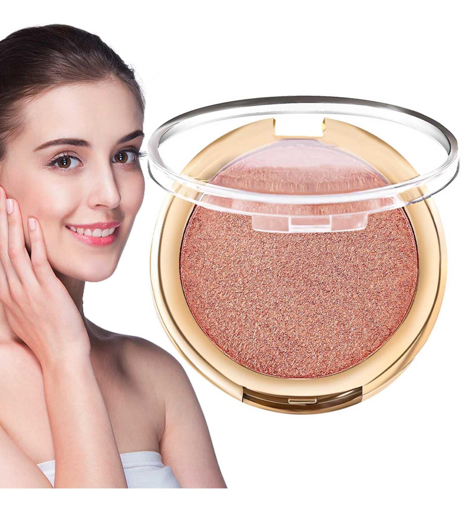 Highlighters Makeup - Long Lasting Highlighter Palette Shimmer Contouring Powder | 6 Colors Women Makeup Powder for Parties Prom and Wedding Tmay 05 - Buy Online on GoSupps.com