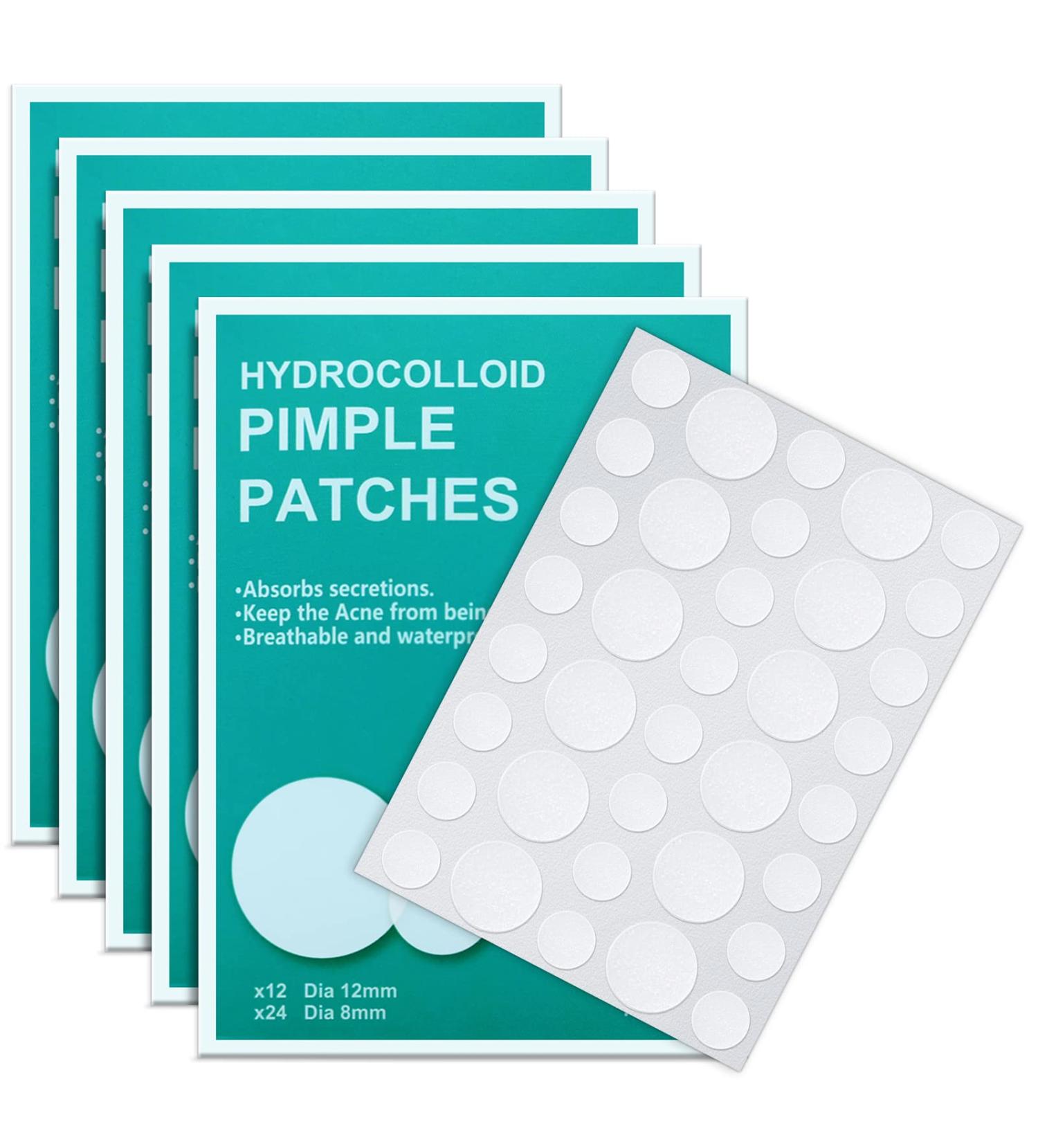 Hydrocolloid Acne Patches 180 Counts - Invisible Blemish Cover Stickers for Face - Acne Spot Treatment - Pimple Patch - Buy Online on GoSupps.com