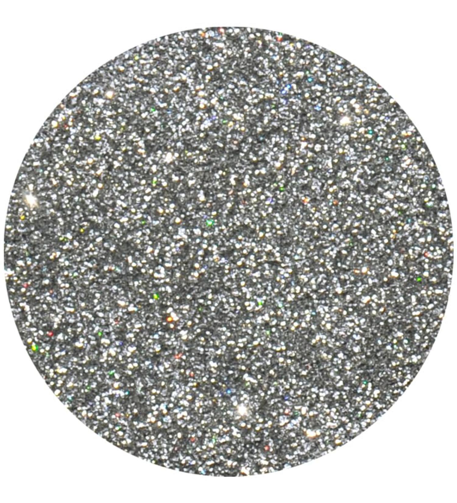Eulenspiegel Eulenspiegel 907467 - Fine Silver Holographic Bio Glitter 6g Biodegradable Glitter for Face and Body