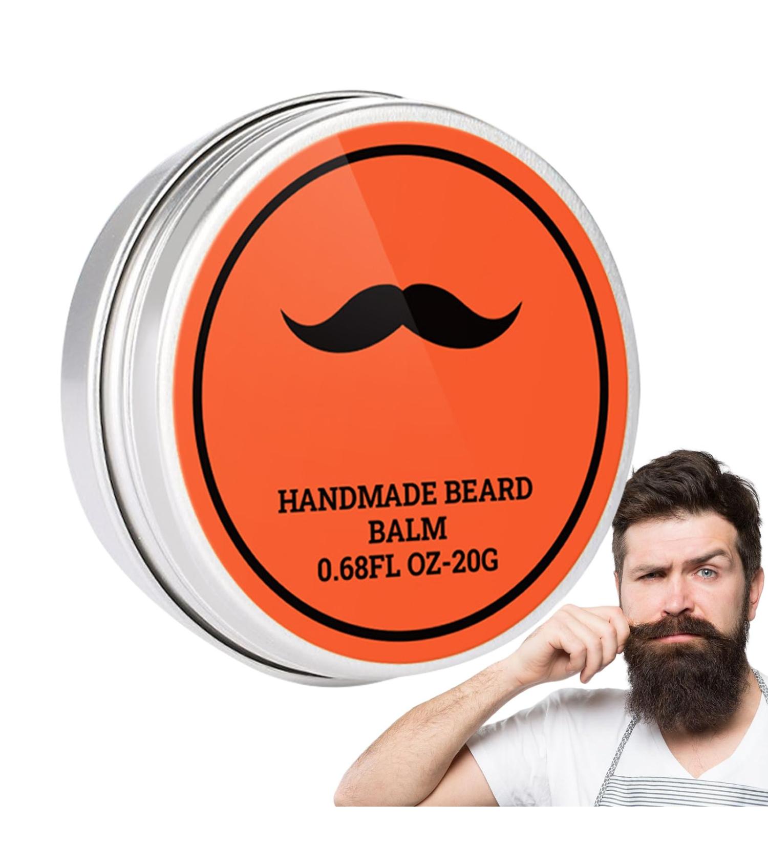 Beard Cream for Men - Moisturizing Beard Butter & Moisture Cream for Thicker Growth | Natural Beard Care & Mustache Balm | 0.68 oz | Dankek - Buy Online on GoSupps.com