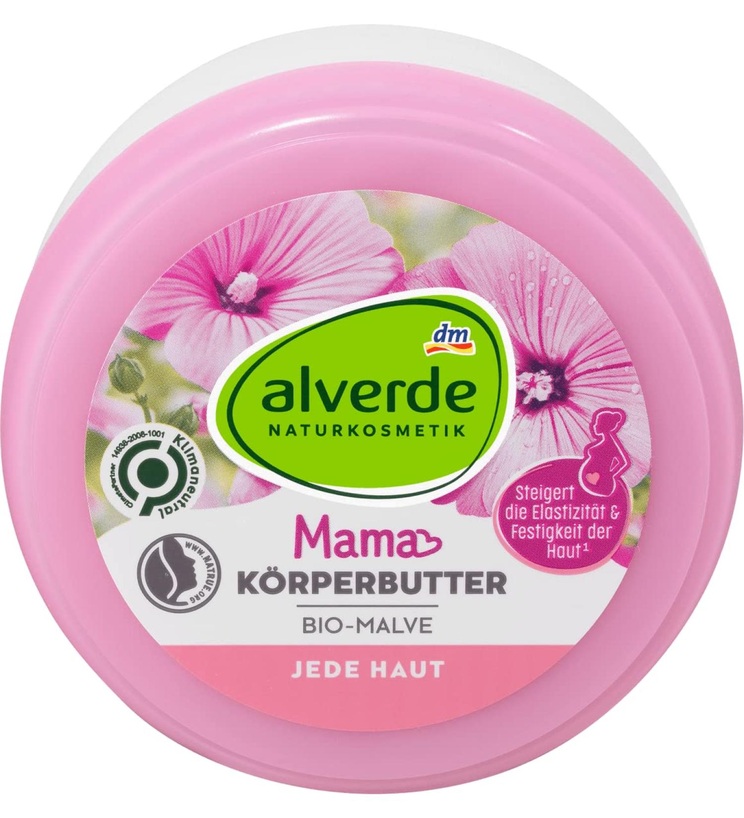 alverde NATURAL COSMETICS Mama lichaamsboter organic mallow 200 ml - Buy Online on GoSupps.com