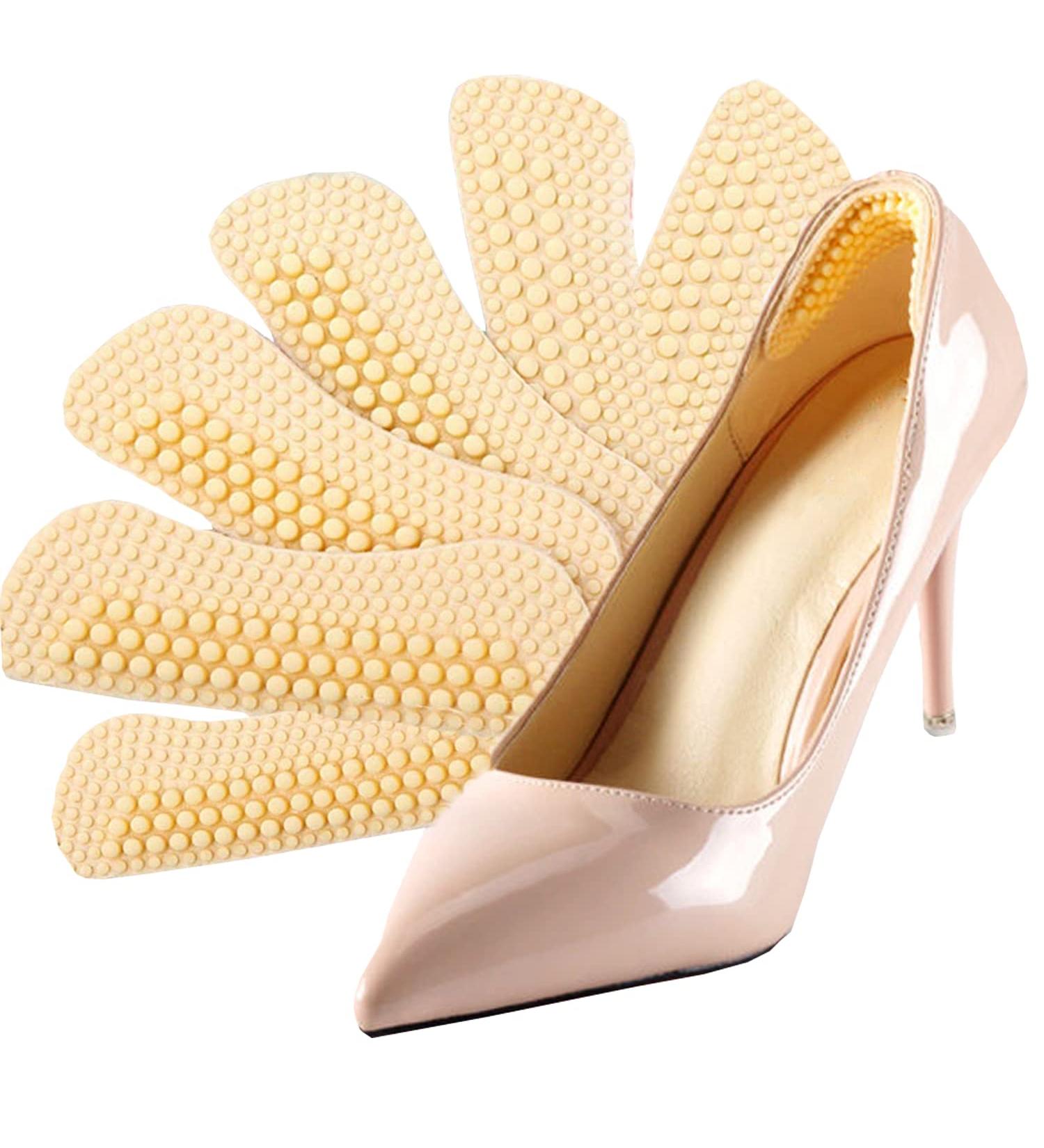 Heel Cushion Inserts - 4D Heel Pads Too Big Shoes Cushion (3pairs) - High Heel Inserts - Beige - Buy Online on GoSupps.com
