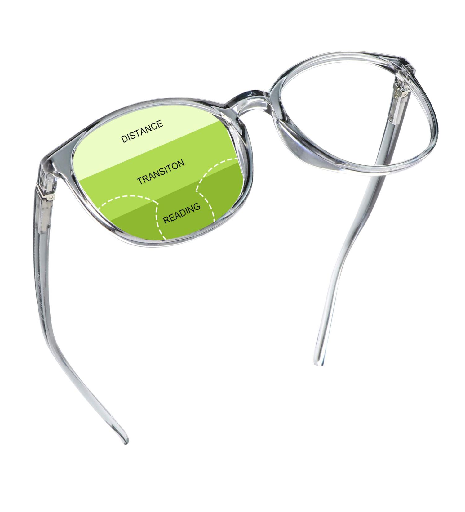 YEIN Presbyopic Progressive Multifocal Reading Glasses - Spring Hinge Blue Light Blocking Clear Lenses for Men & Women (+0.00/+1.75 Magnification) - Buy Internationally - Buy Online on GoSupps.com
