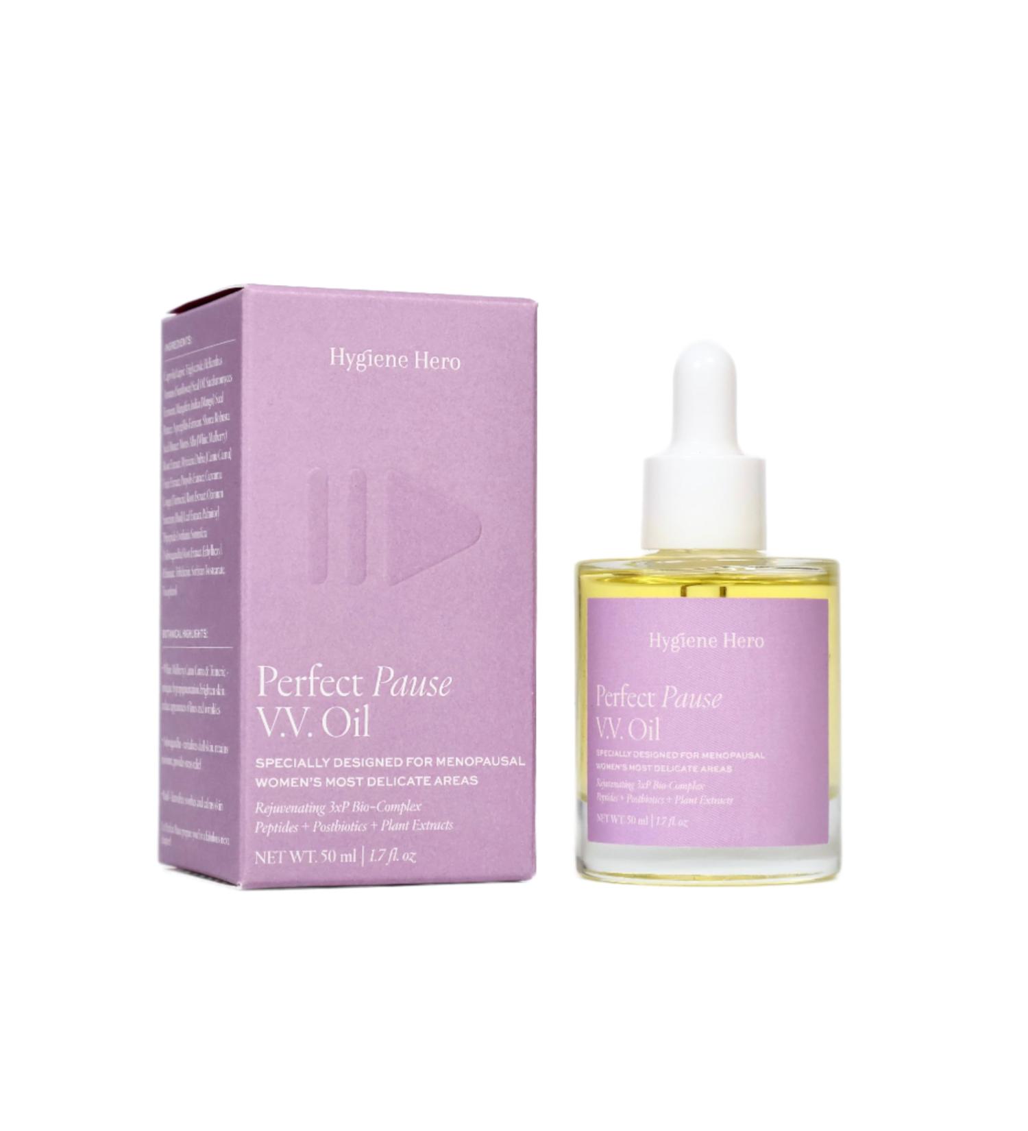 Perfect Pause VV Oil for Menopausal Women | All-Natural Vegan Handcrafted & GMO-Free | Reduces Dryness & Bumps - Buy Online on GoSupps.com