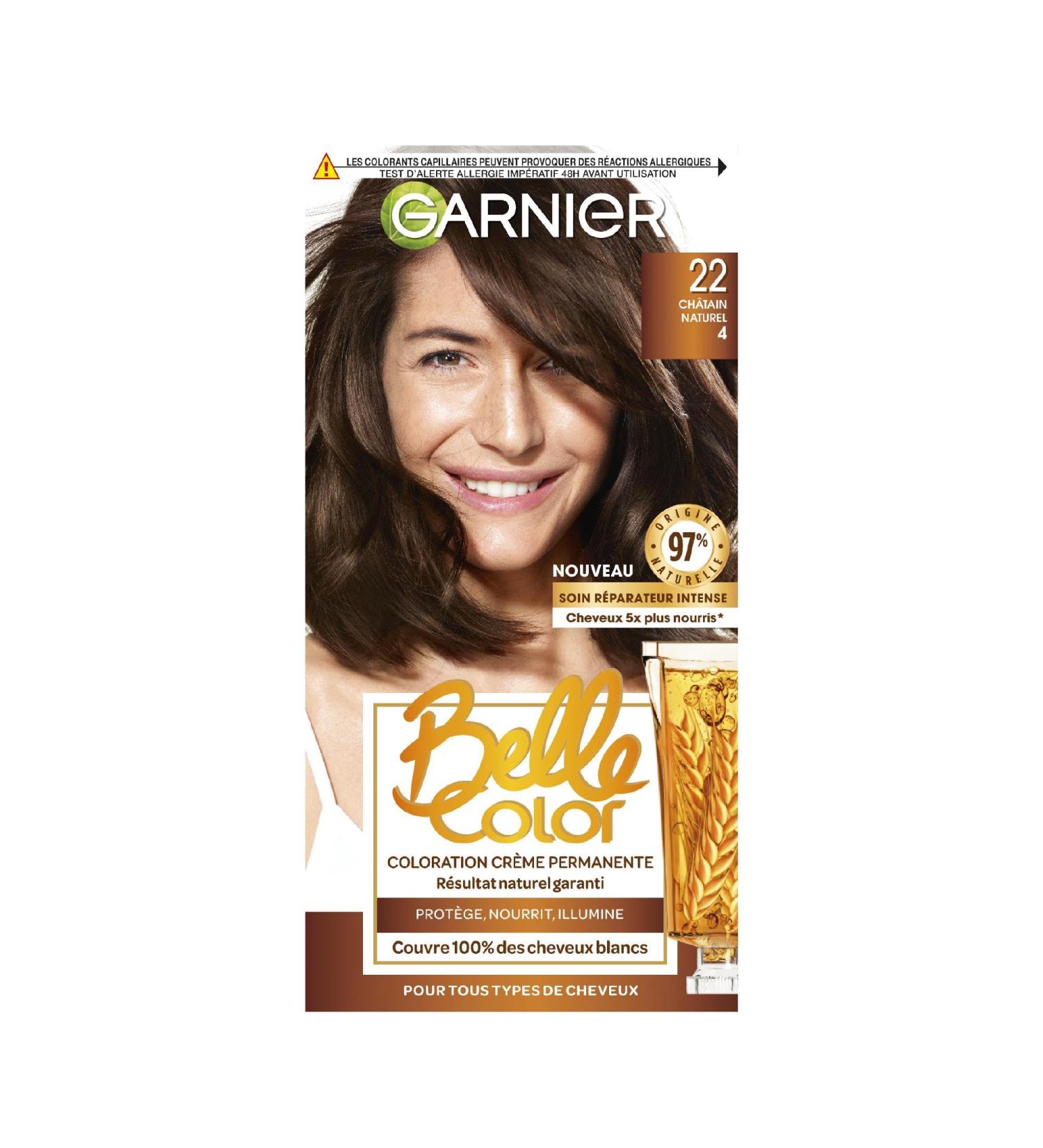 Garnier - Belle Color - Coloration Cr me Permanente - 22 Ch tain Naturel - 100ml 22 Ch tain Naturel 1 unit (Lot de 1) - Buy Online on GoSupps.com