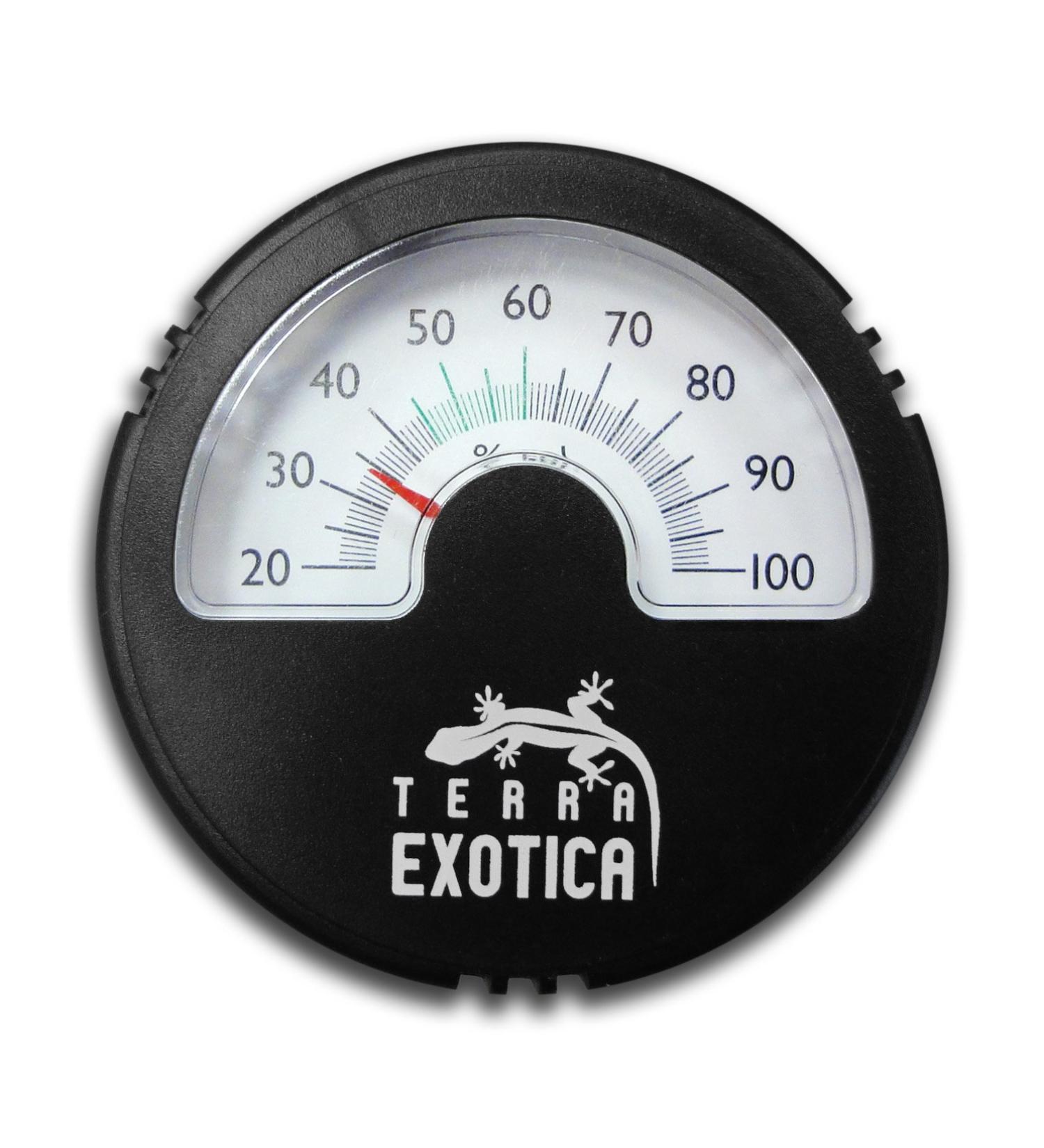 Terra Exotica Hygrometer analogue - black