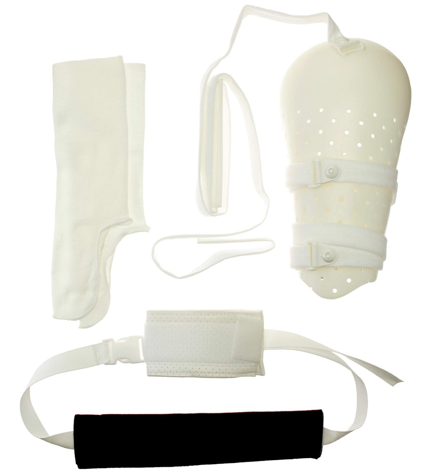 Sammons Preston Pre-formed Long Humerus Fracture Brace Long Medium Humeral Splint Arm Sling Two Piece Set Hook & Loop Strap Easily Adjustable Straps Lined with Foam for Comfort Humeral Cuff