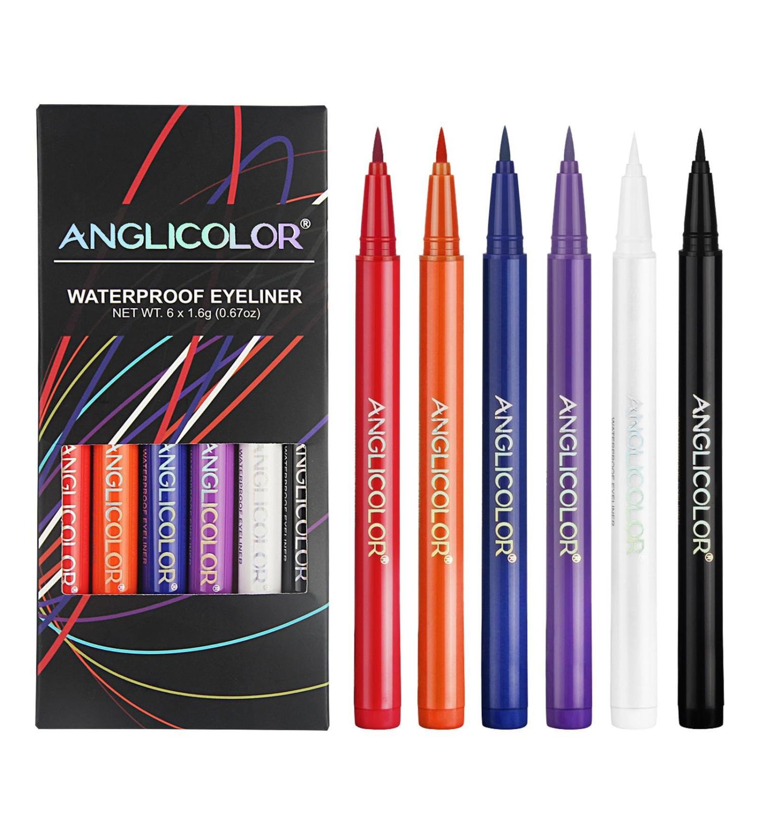 Matte Eyeliner Pencil Set Sweat-Resistant Eyeliner with No Irritation Beauty Products for Eyes for Traveling Halloween Stage Performance Gathering Dating Rowces - Buy Online on GoSupps.com