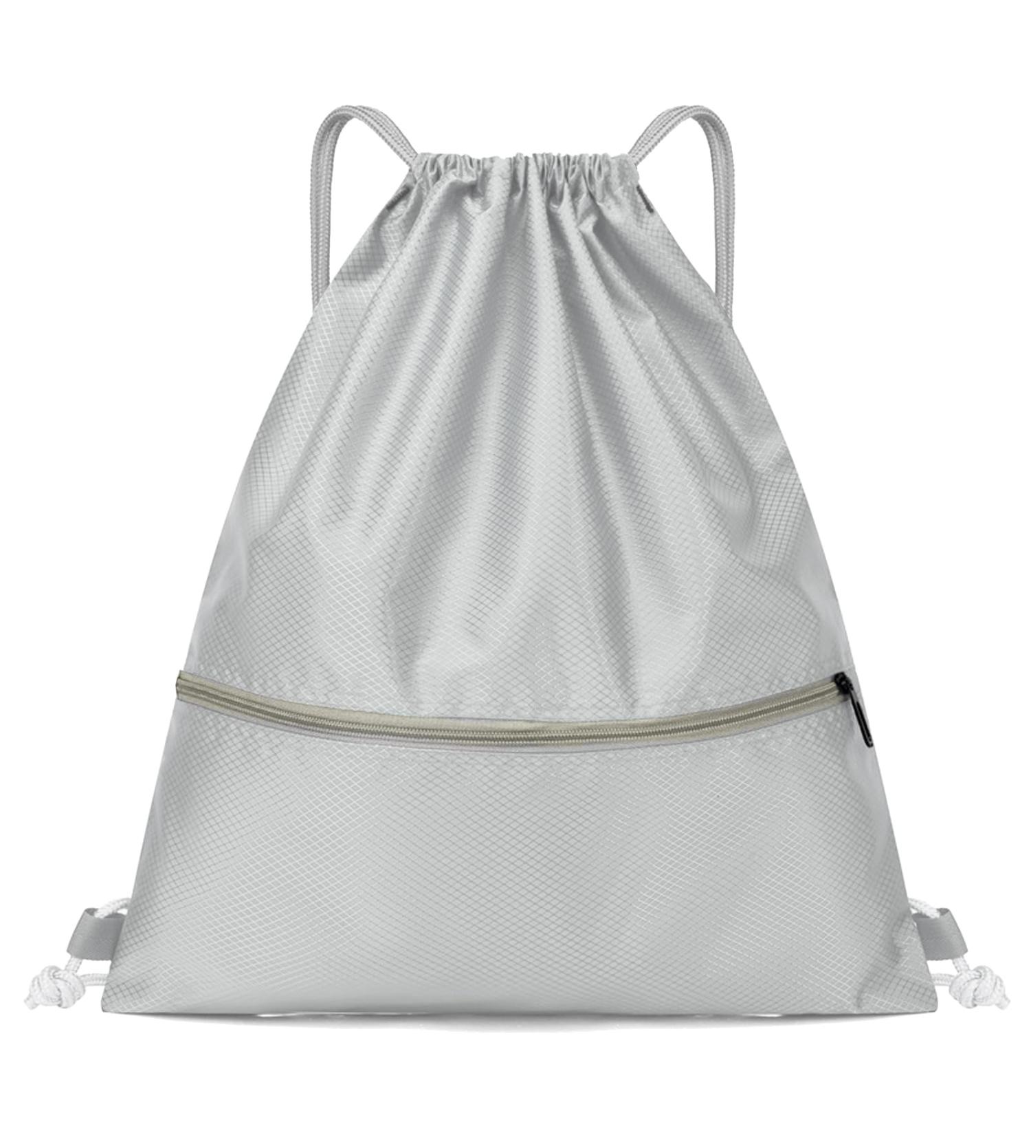 JSDIIN Women's Gym Bag - Adjustable Daypack with Outdoor Pocket & Indoor Storage - Perfect for Sports & Travel - Gray - Buy Online on GoSupps.com