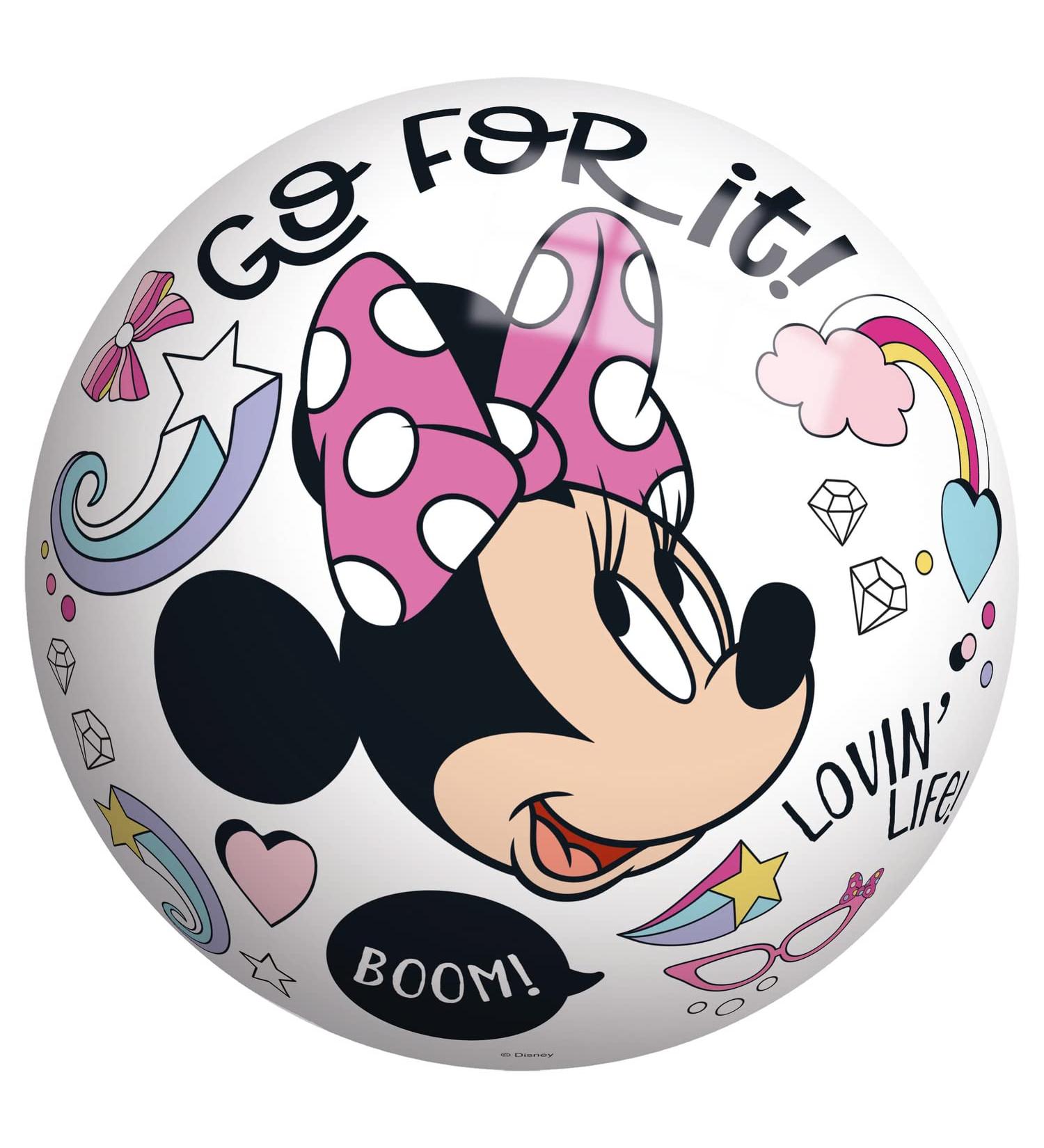 Disney 50689 Mickey & Friends Pearl Play Ball Minnie Mouse 9" Multicoloured 23 cm