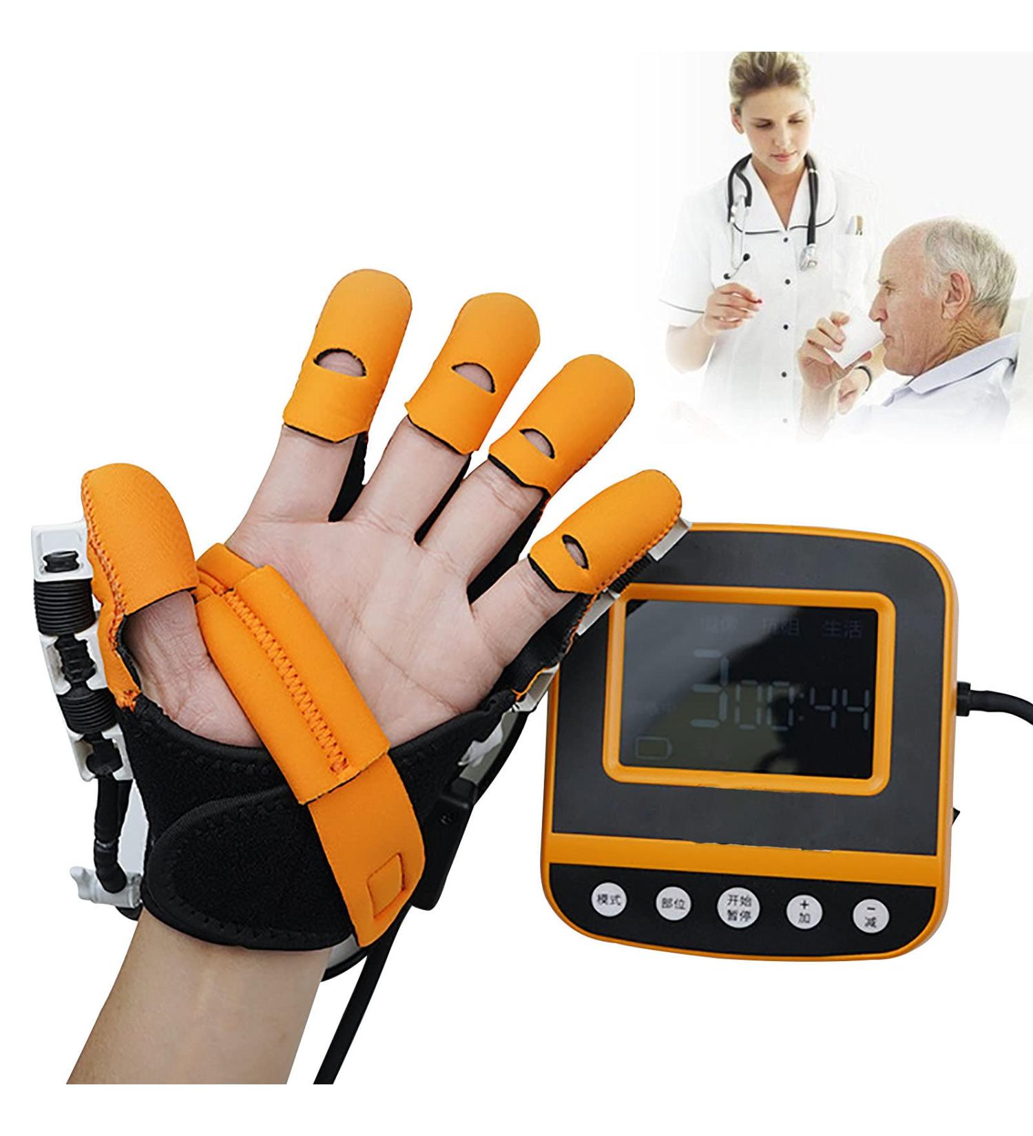 ZZBB Stroke Hand Splint Manual Training Rehabilitation Robot Gloves Hand Stroke Hemiplegia Rehabilitation Training Equipment Right-hand Small - Buy Online on GoSupps.com