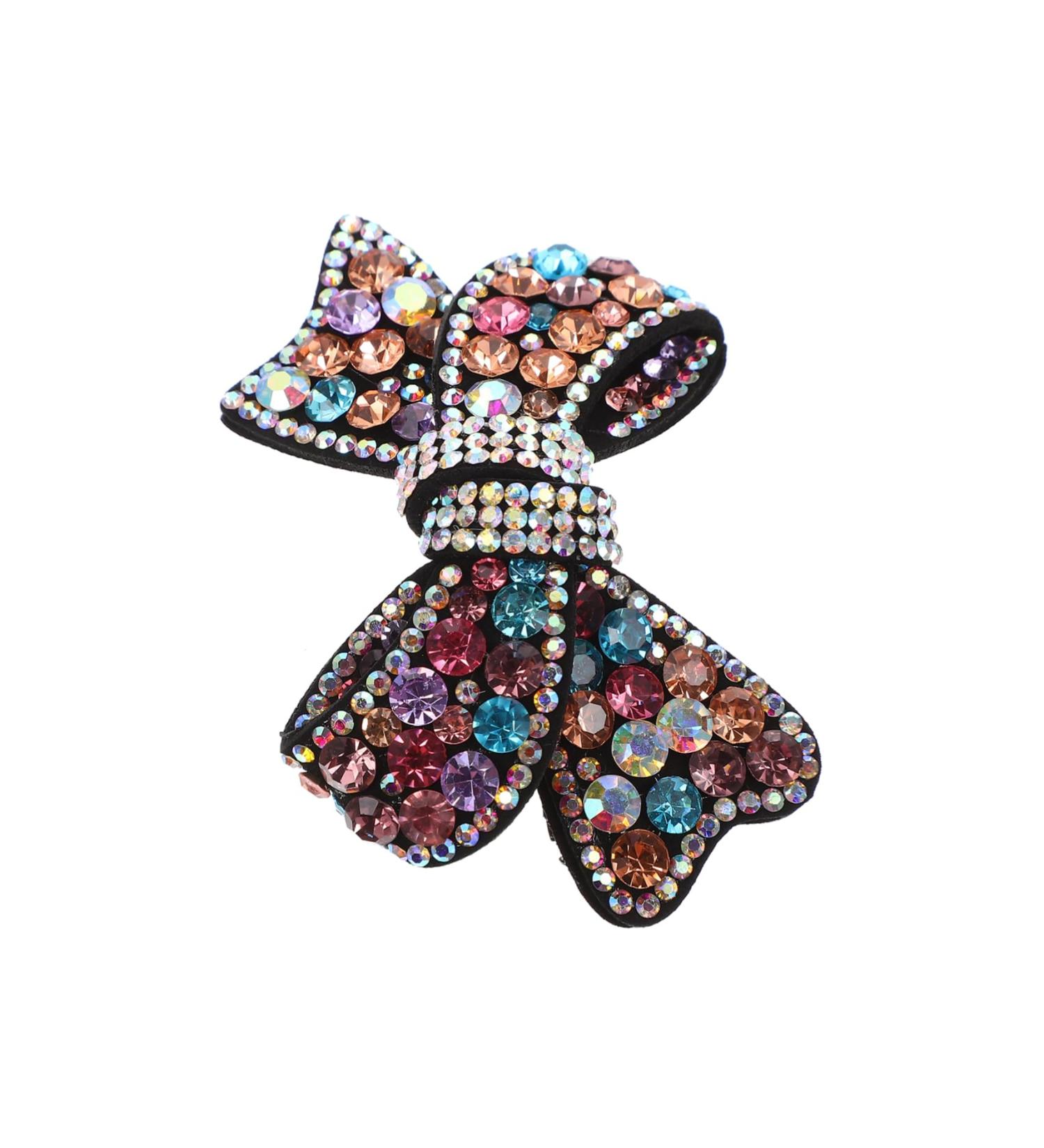 COLLBATH Hairpin Rhinestone Hair Clips Bow Spring Hair Barrettes Bowknot Hair Decors Chic Bow Headdress Bow Spring Headdress Spring Hair Clip Bowknot Hair Clip Women Bow Headdress Clip - Buy Online on GoSupps.com