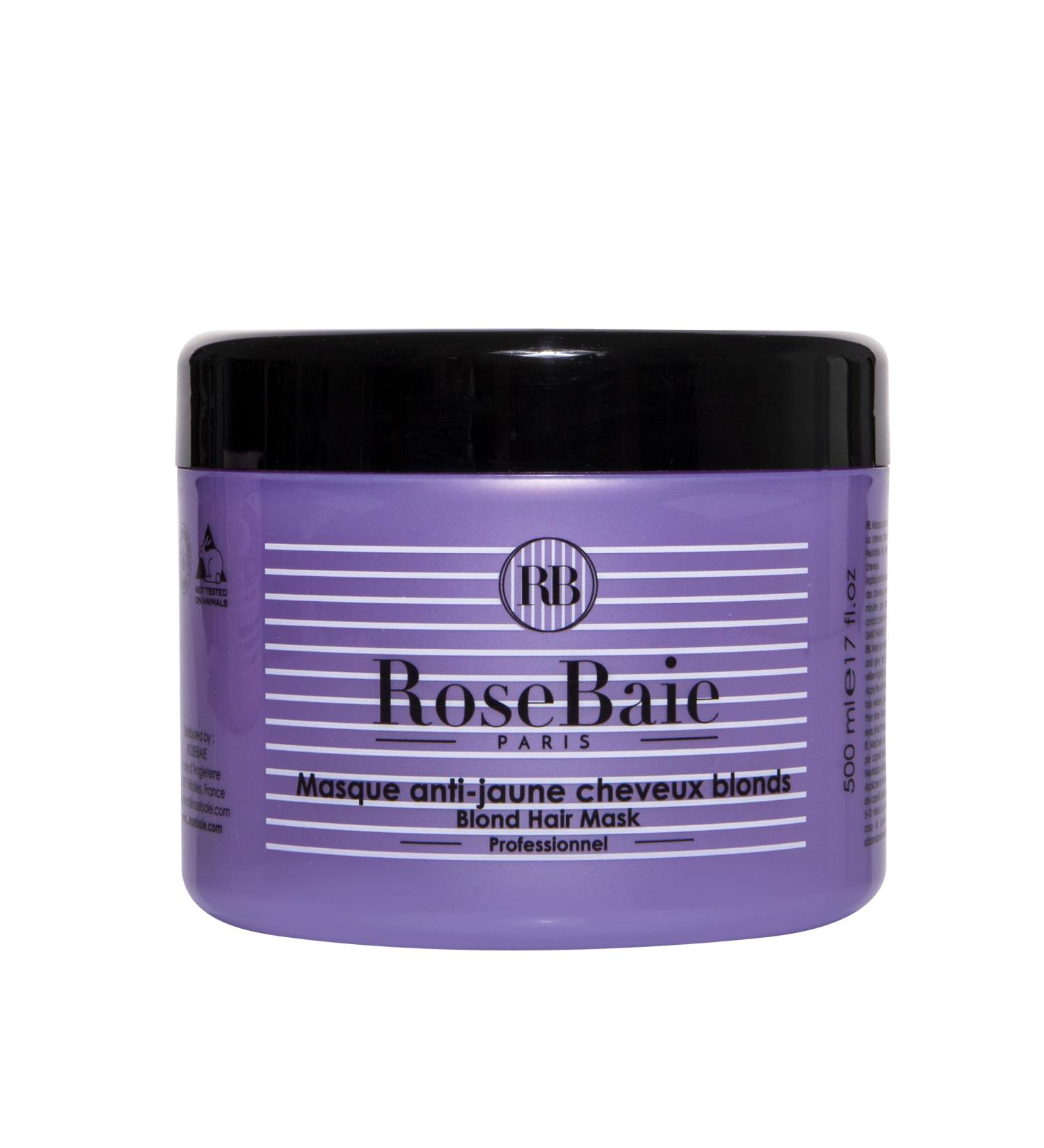 RoseBaie Roseberry antiyellow mask especially for blondes 500 ml - Buy Online on GoSupps.com