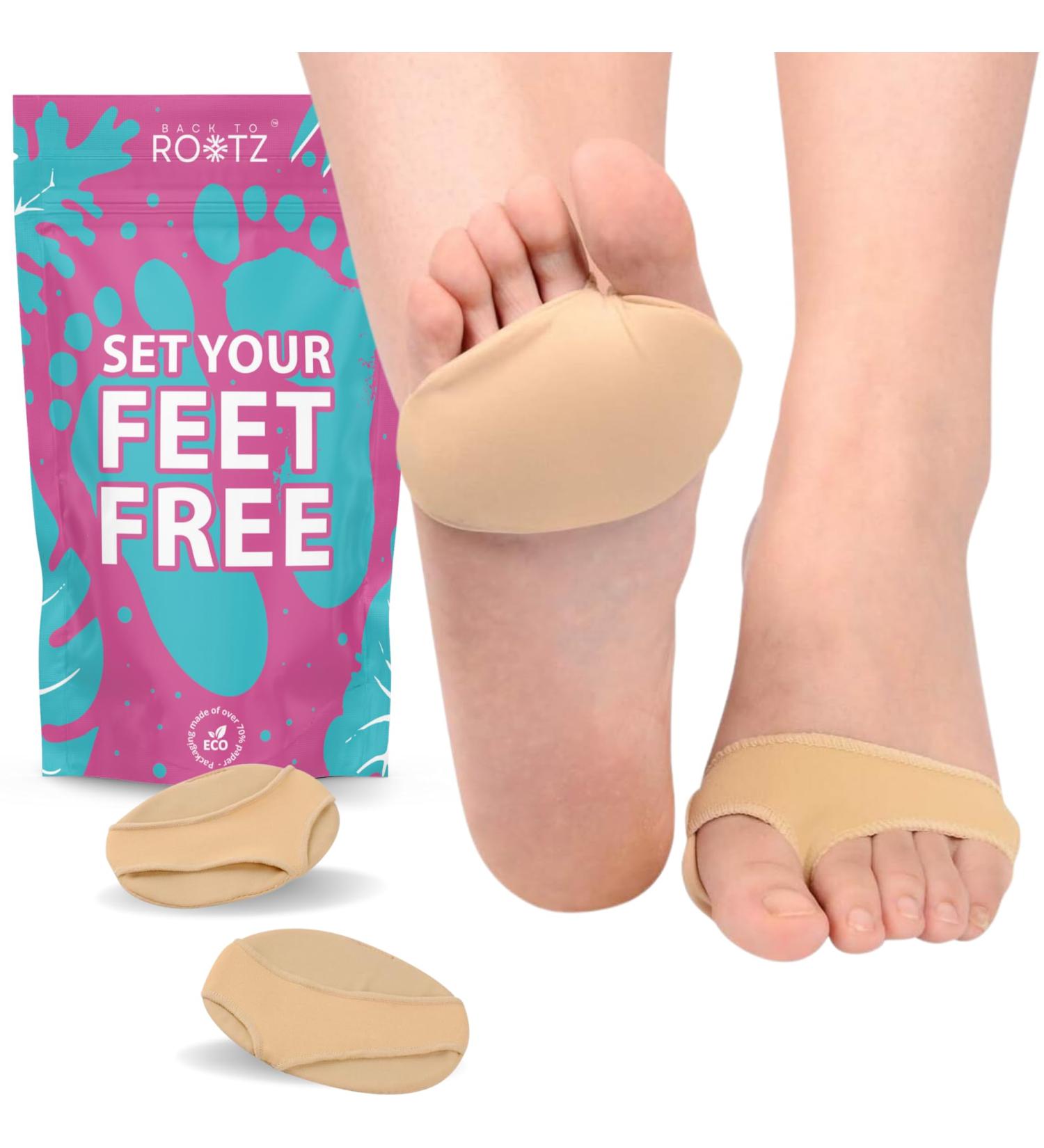 Buy Silicone Gel Metatarsal Pads | Forefoot Pain Relief Cushions for Heels | Perfect for Men & Women | Skin Color Size Small (5-8 - Buy Online on GoSupps.com