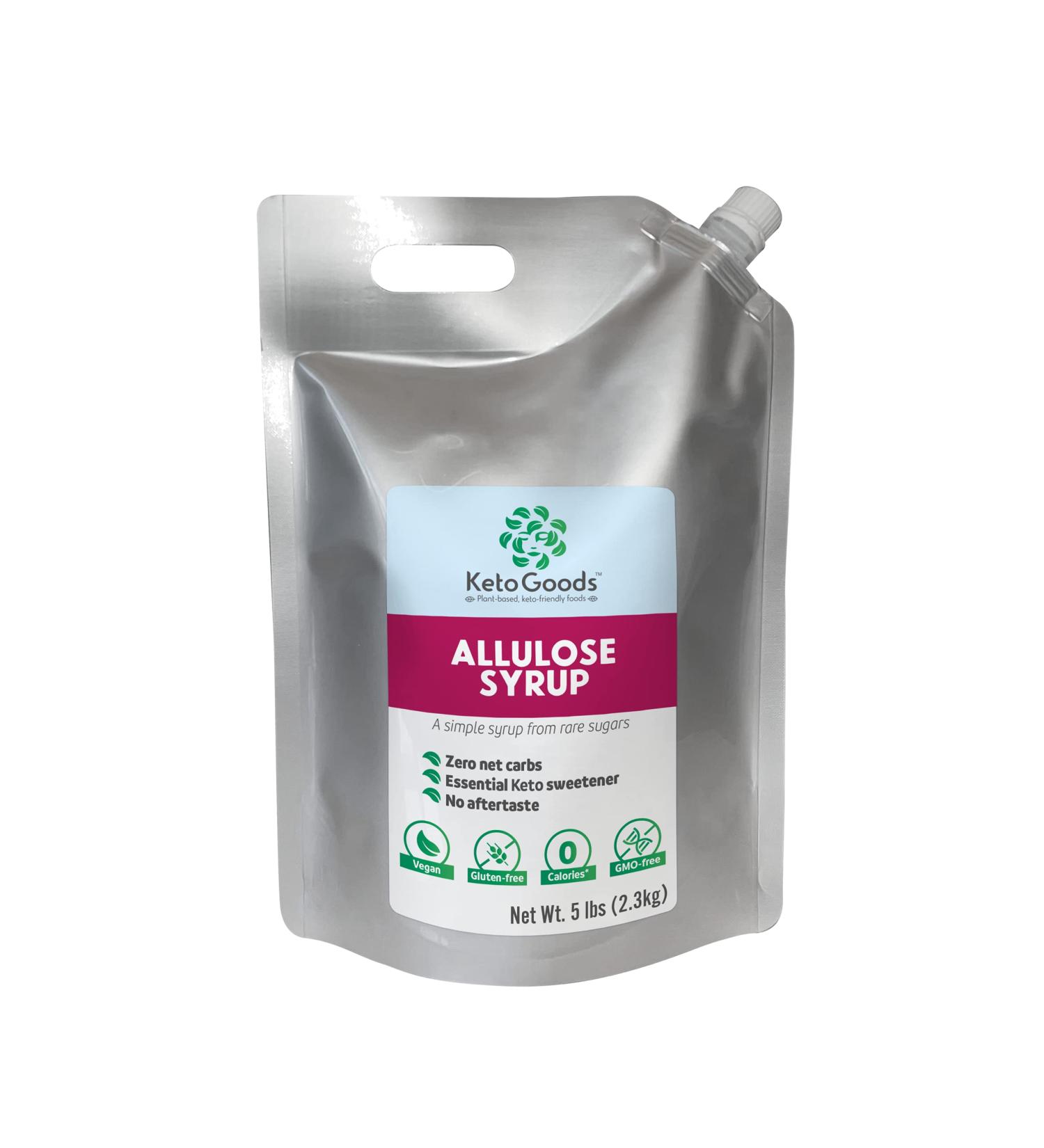 KetoGoods Allulose Simple Syrup (5lb/80oz) - Zero Carbs & Calories | Keto Friendly and No Glycemic Impact - Buy Online on GoSupps.com