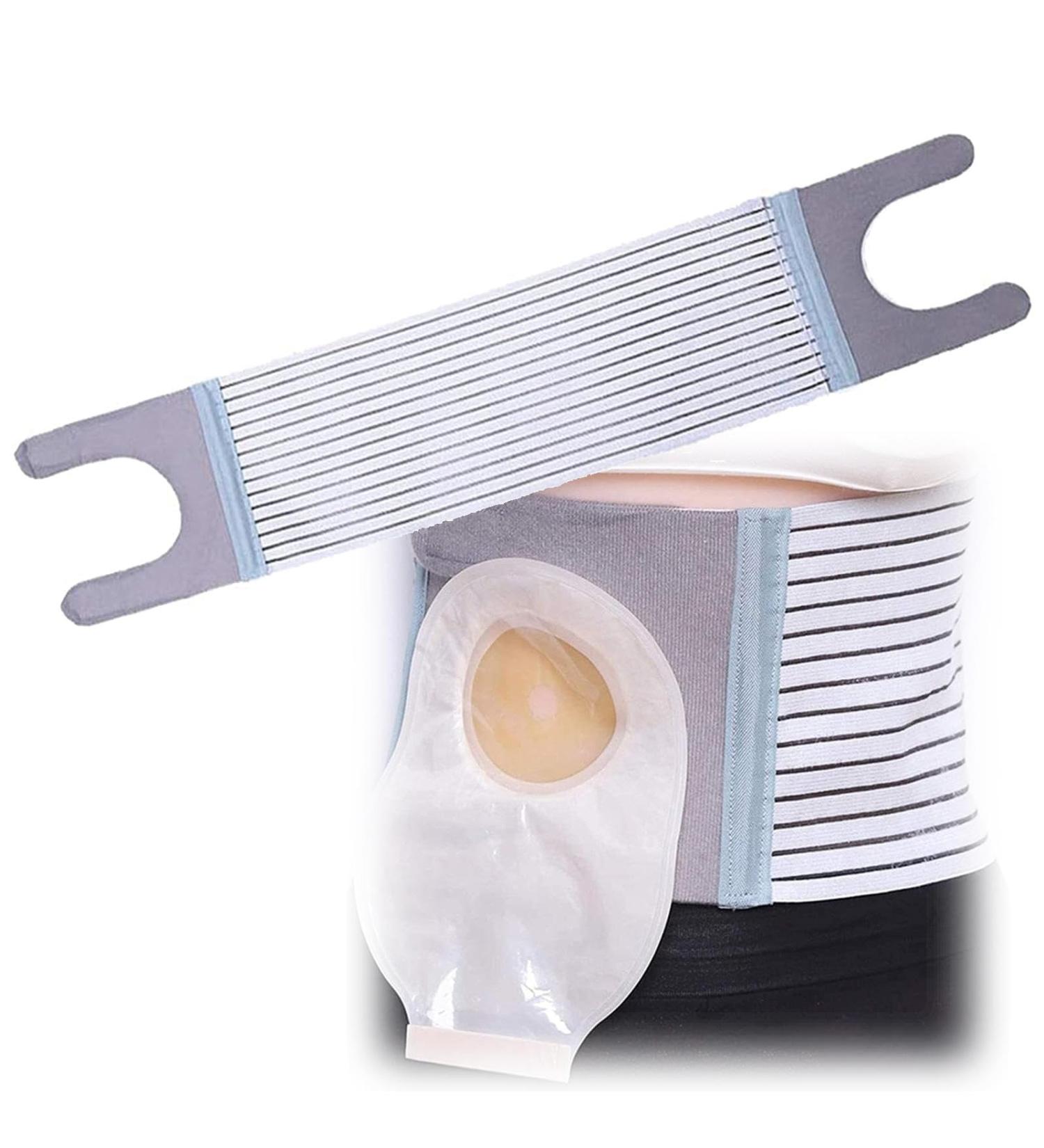 HEAXIY Stoma Hernies Support Belt | Postoperative Elastic Abdominal Binder for Colostomy Care - Adjustable & Breathable | Size M - Buy Online on GoSupps.com